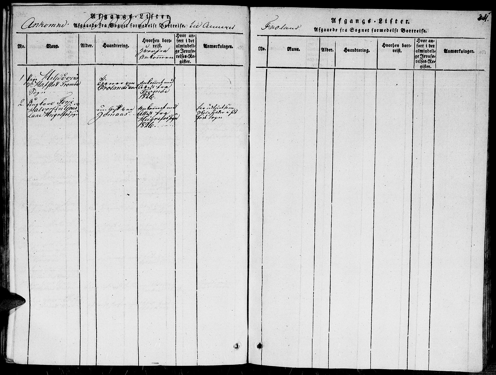 Fjære sokneprestkontor, AV/SAK-1111-0011/F/Fa/L0001: Parish register (official) no. A 1 /2, 1816-1826, p. 281