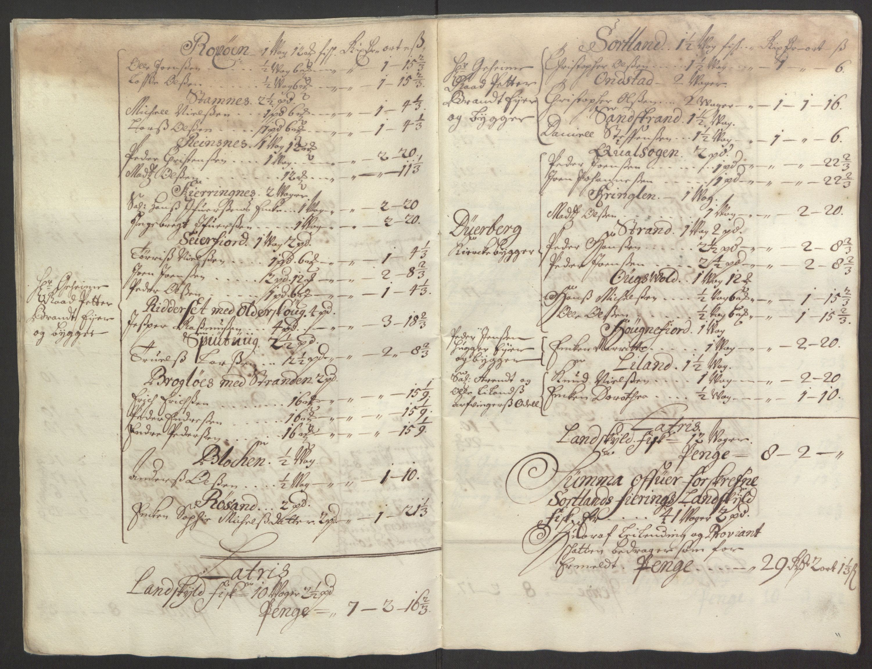 Rentekammeret inntil 1814, Reviderte regnskaper, Fogderegnskap, RA/EA-4092/R67/L4677: Fogderegnskap Vesterålen, Andenes og Lofoten, 1694-1695, p. 25