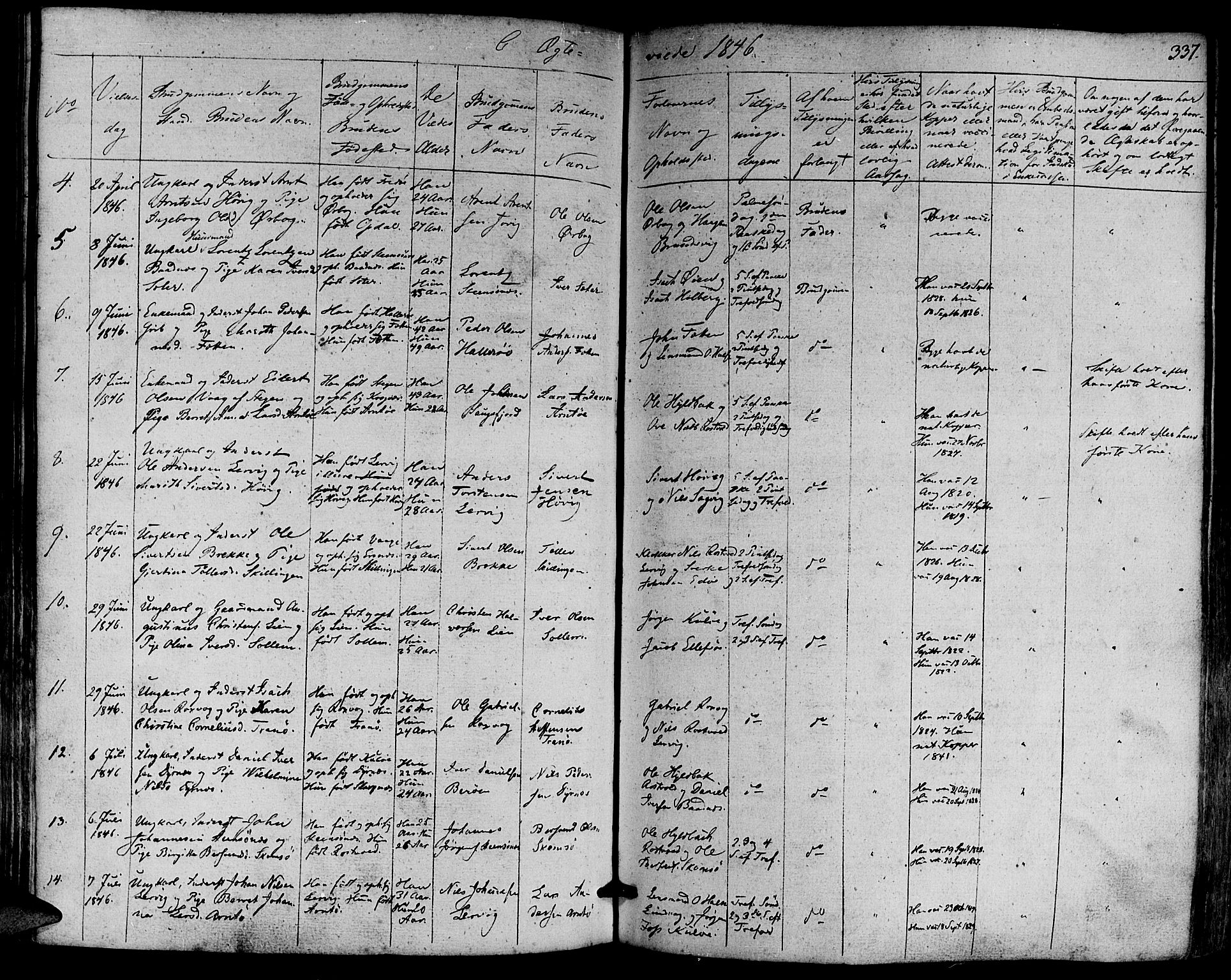 Ministerialprotokoller, klokkerbøker og fødselsregistre - Møre og Romsdal, AV/SAT-A-1454/581/L0936: Parish register (official) no. 581A04, 1836-1852, p. 337