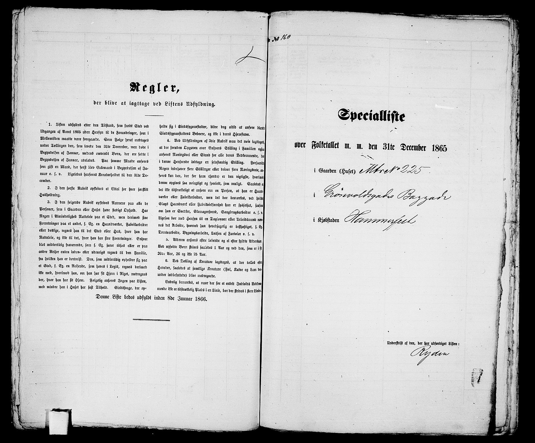 RA, 1865 census for Hammerfest/Hammerfest, 1865, p. 328