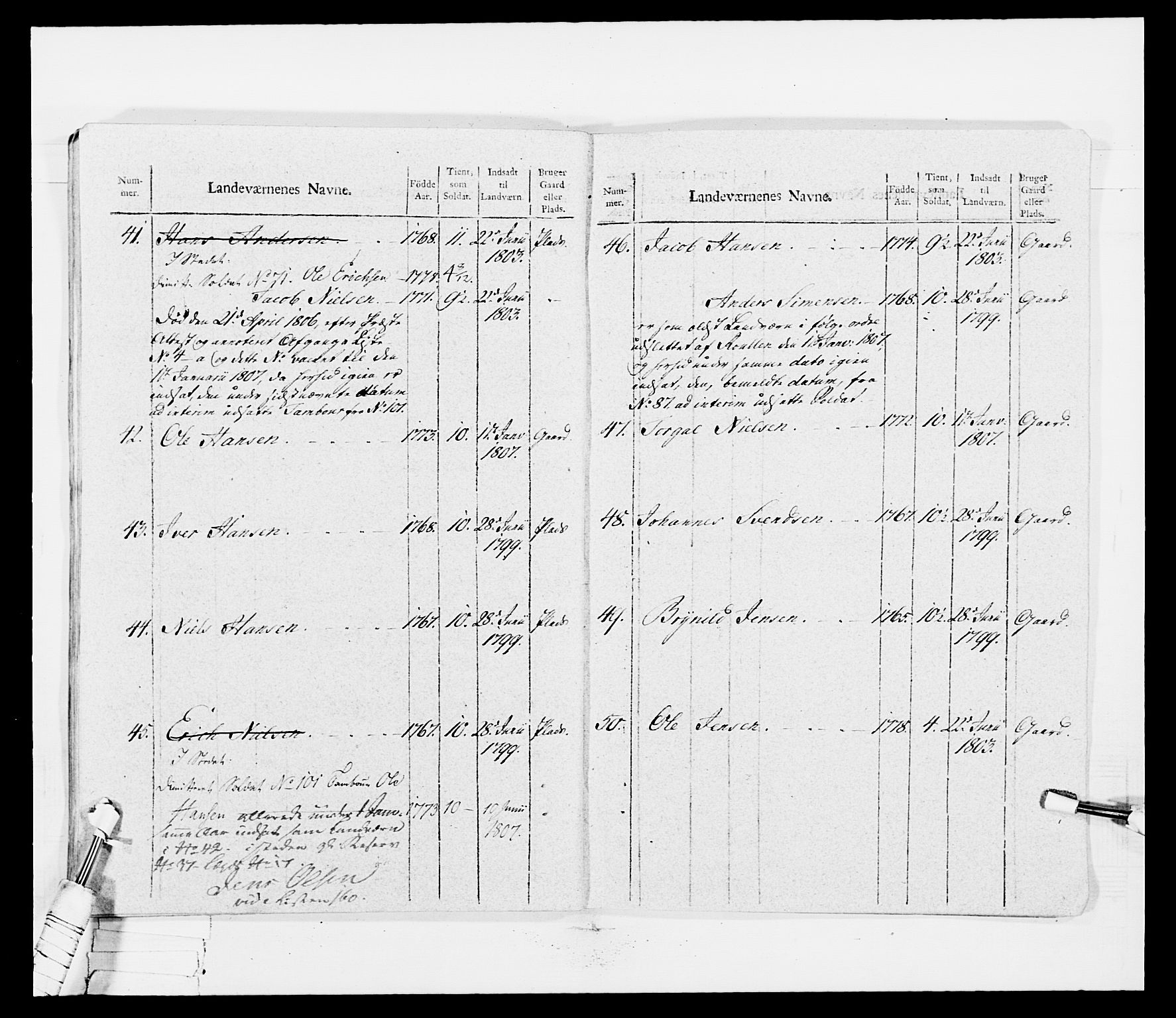 Generalitets- og kommissariatskollegiet, Det kongelige norske kommissariatskollegium, AV/RA-EA-5420/E/Eh/L0030a: Sønnafjelske gevorbne infanteriregiment, 1807, p. 286