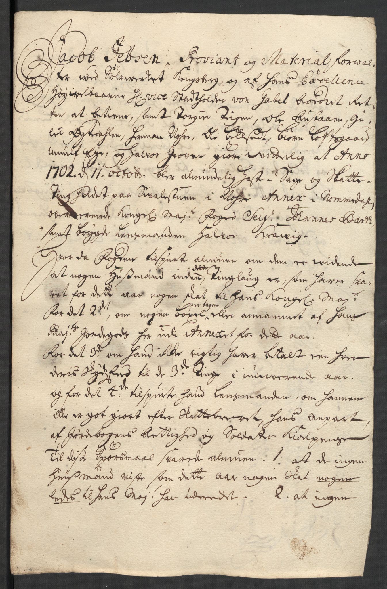 Rentekammeret inntil 1814, Reviderte regnskaper, Fogderegnskap, AV/RA-EA-4092/R24/L1580: Fogderegnskap Numedal og Sandsvær, 1702, p. 186