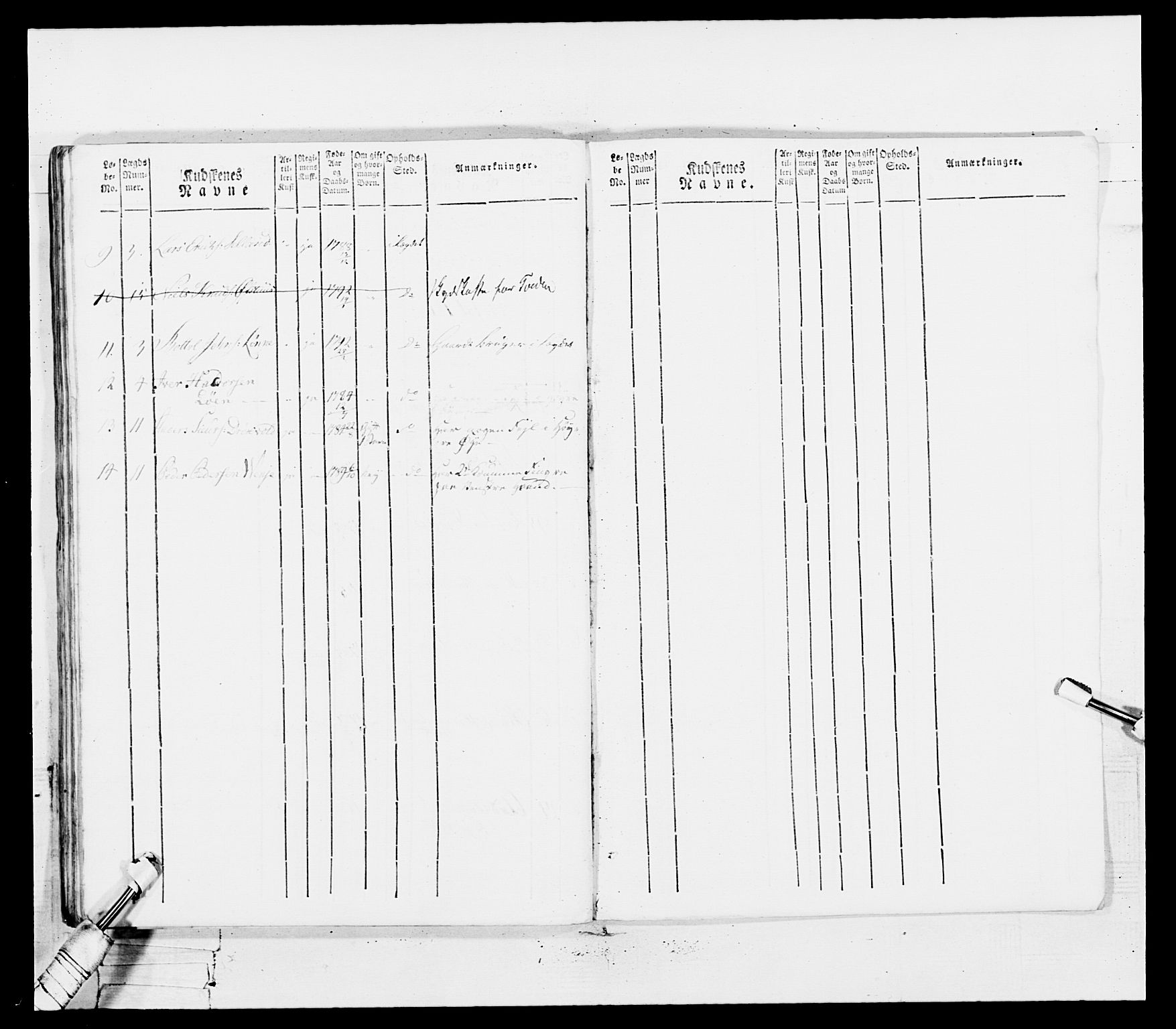 Generalitets- og kommissariatskollegiet, Det kongelige norske kommissariatskollegium, AV/RA-EA-5420/E/Eh/L0100: Bergenhusiske skarpskytterbataljon, 1812, p. 234