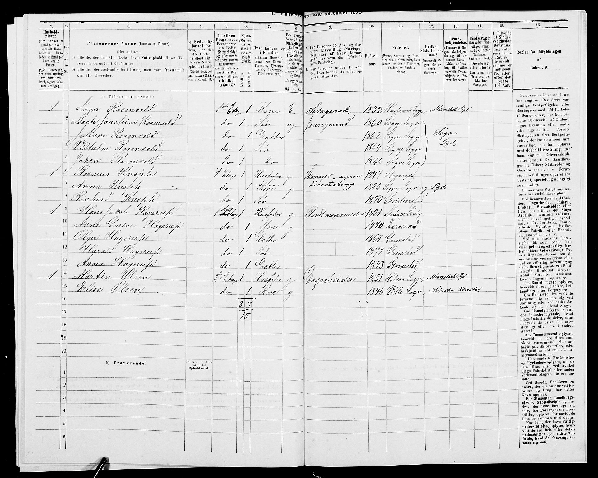 SAK, 1875 census for 1002B Mandal/Mandal, 1875, p. 381