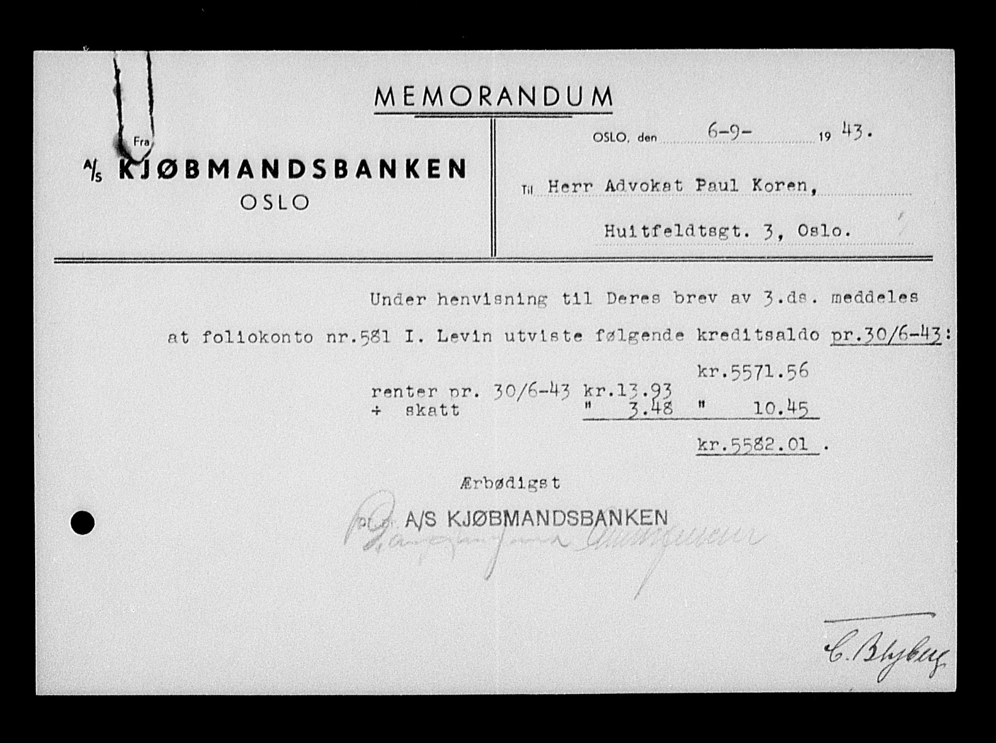 Justisdepartementet, Tilbakeføringskontoret for inndratte formuer, AV/RA-S-1564/H/Hc/Hcc/L0957: --, 1945-1947, p. 248