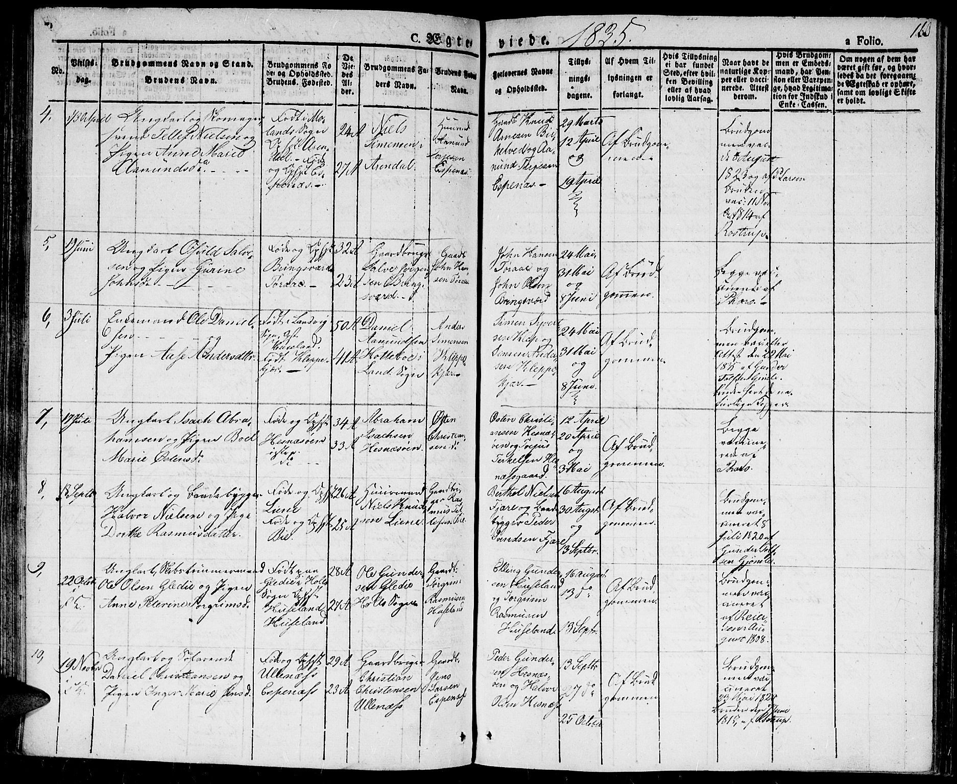 Fjære sokneprestkontor, AV/SAK-1111-0011/F/Fa/L0002: Parish register (official) no. A 2, 1827-1839, p. 160