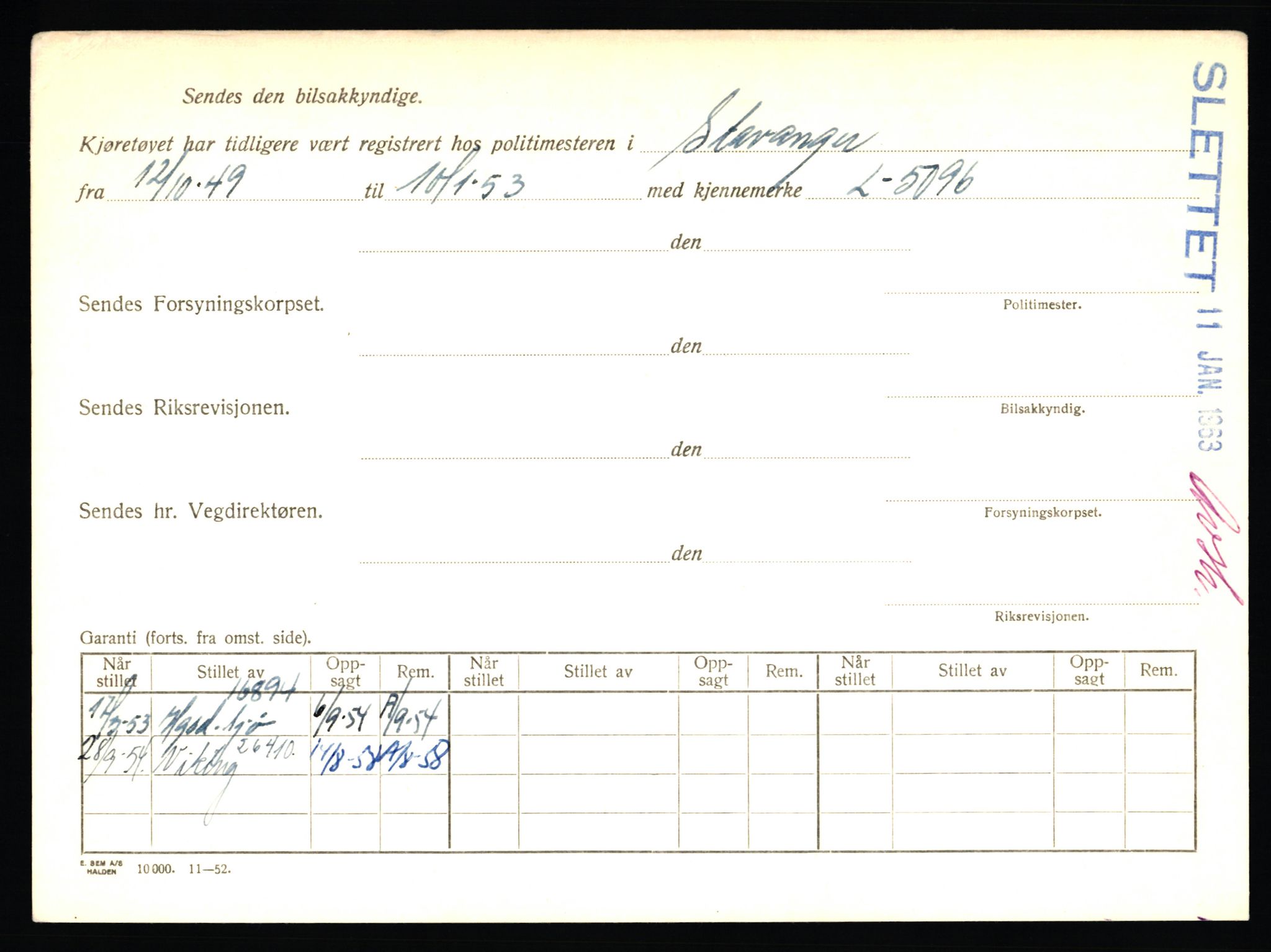 Stavanger trafikkstasjon, AV/SAST-A-101942/0/F/L0020: L-11000 - L-11499, 1930-1971, p. 992