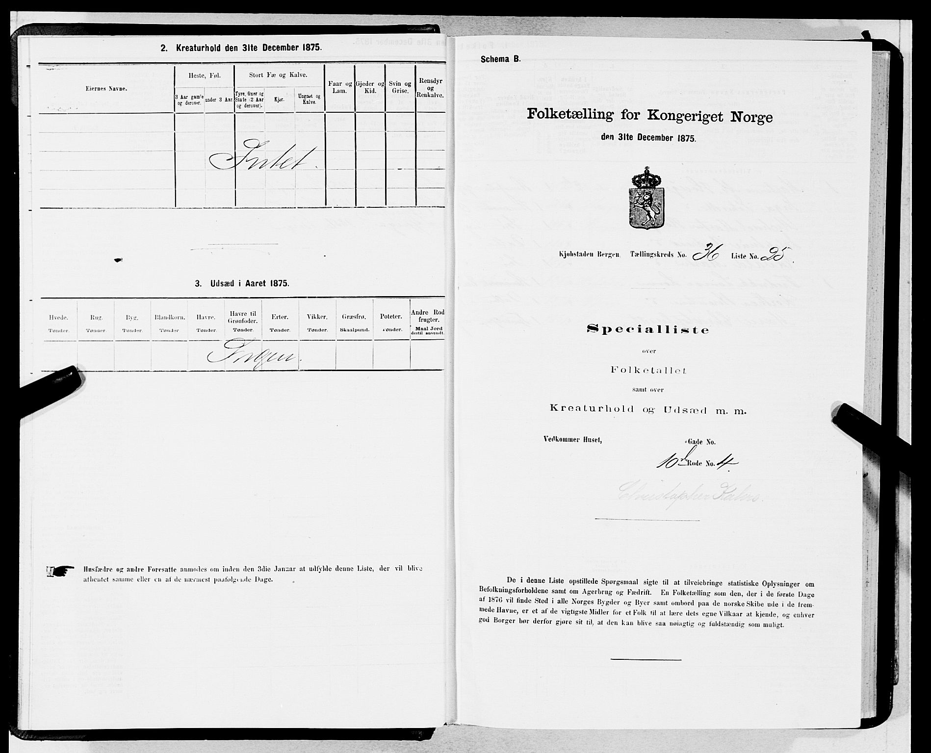 SAB, 1875 census for 1301 Bergen, 1875, p. 1894