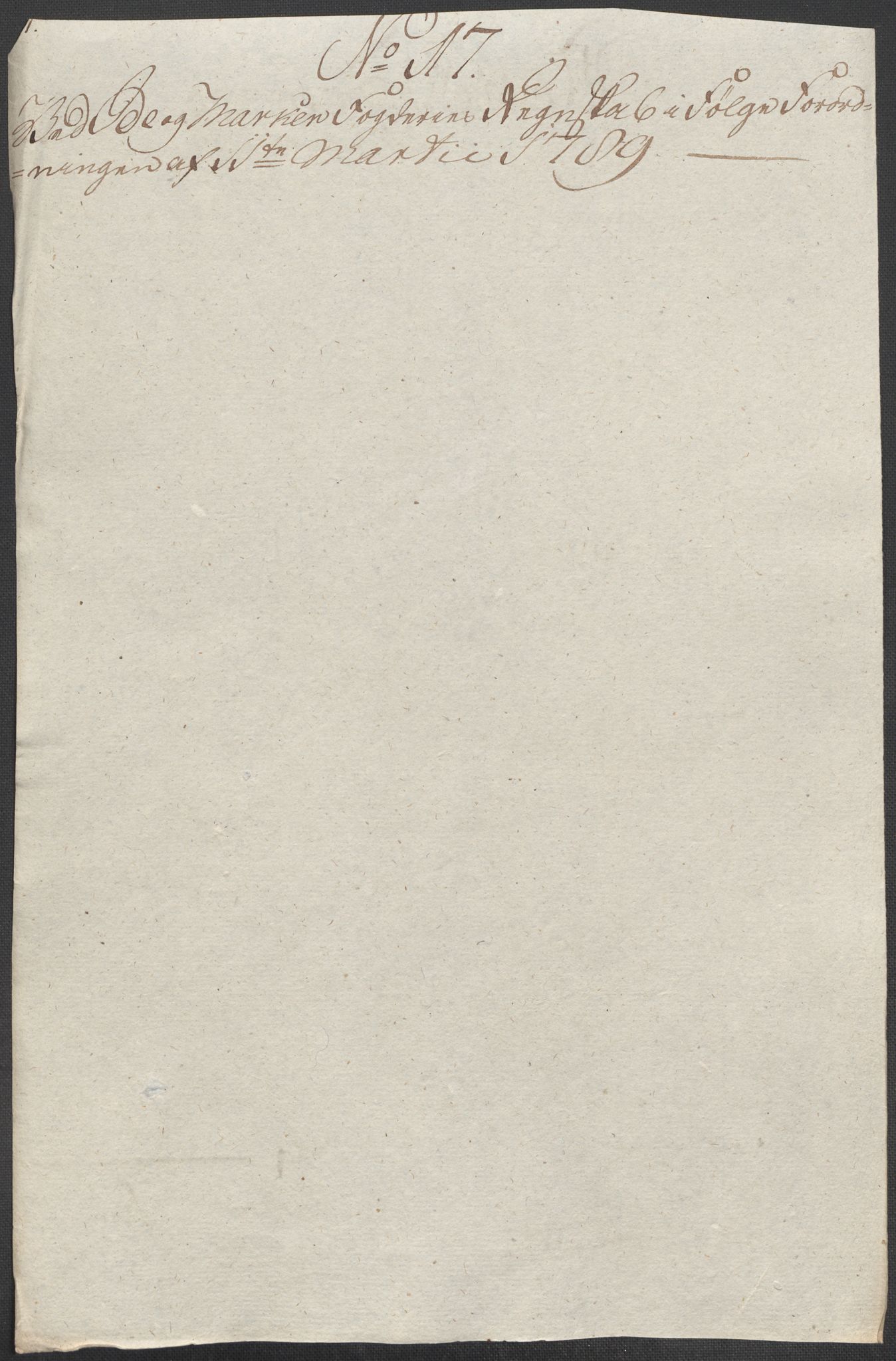 Rentekammeret inntil 1814, Reviderte regnskaper, Mindre regnskaper, AV/RA-EA-4068/Rf/Rfe/L0015: Holmestrand, Idd og Marker fogderi, 1789, p. 191
