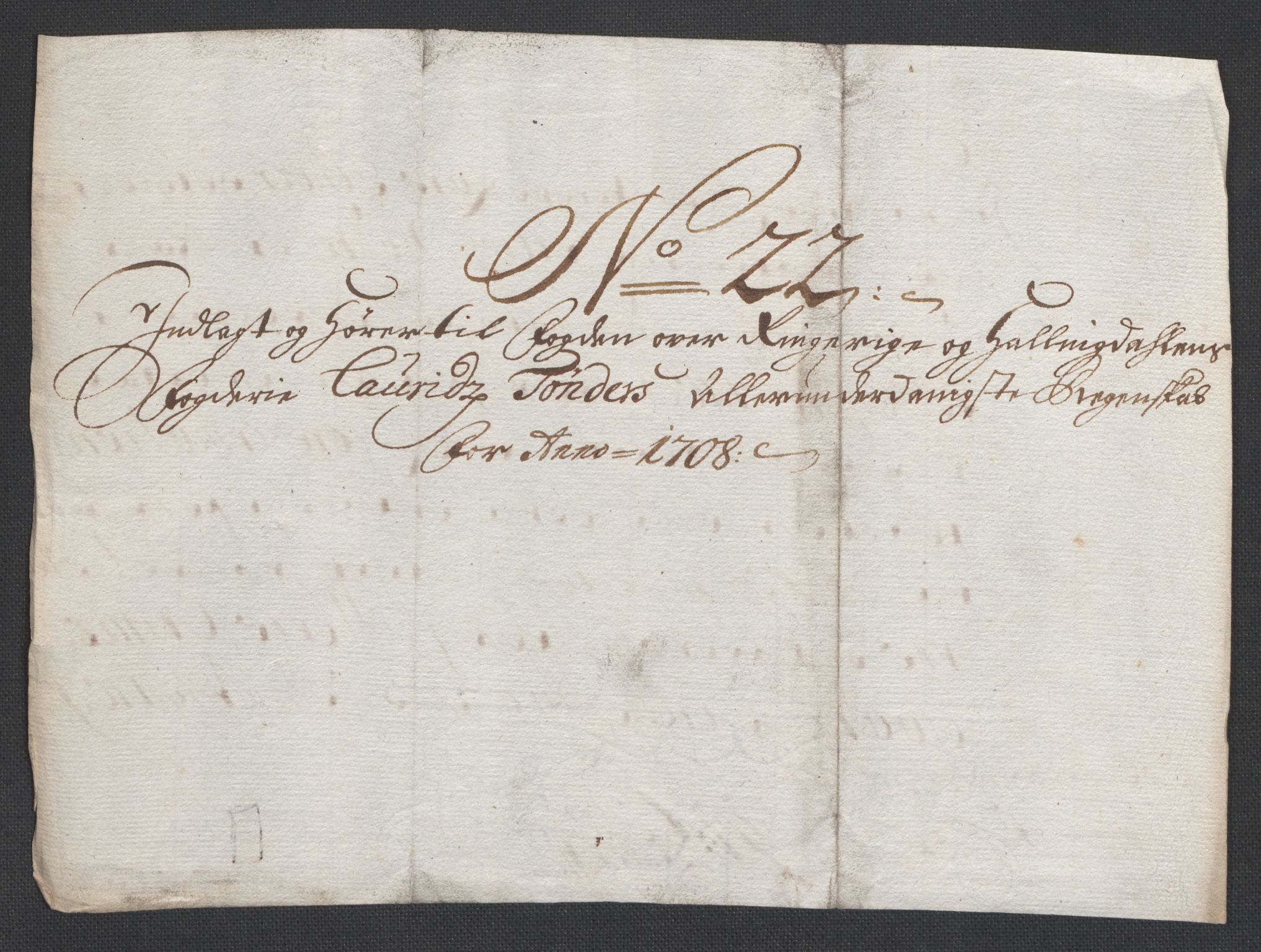 Rentekammeret inntil 1814, Reviderte regnskaper, Fogderegnskap, AV/RA-EA-4092/R22/L1467: Fogderegnskap Ringerike, Hallingdal og Buskerud, 1708, p. 242