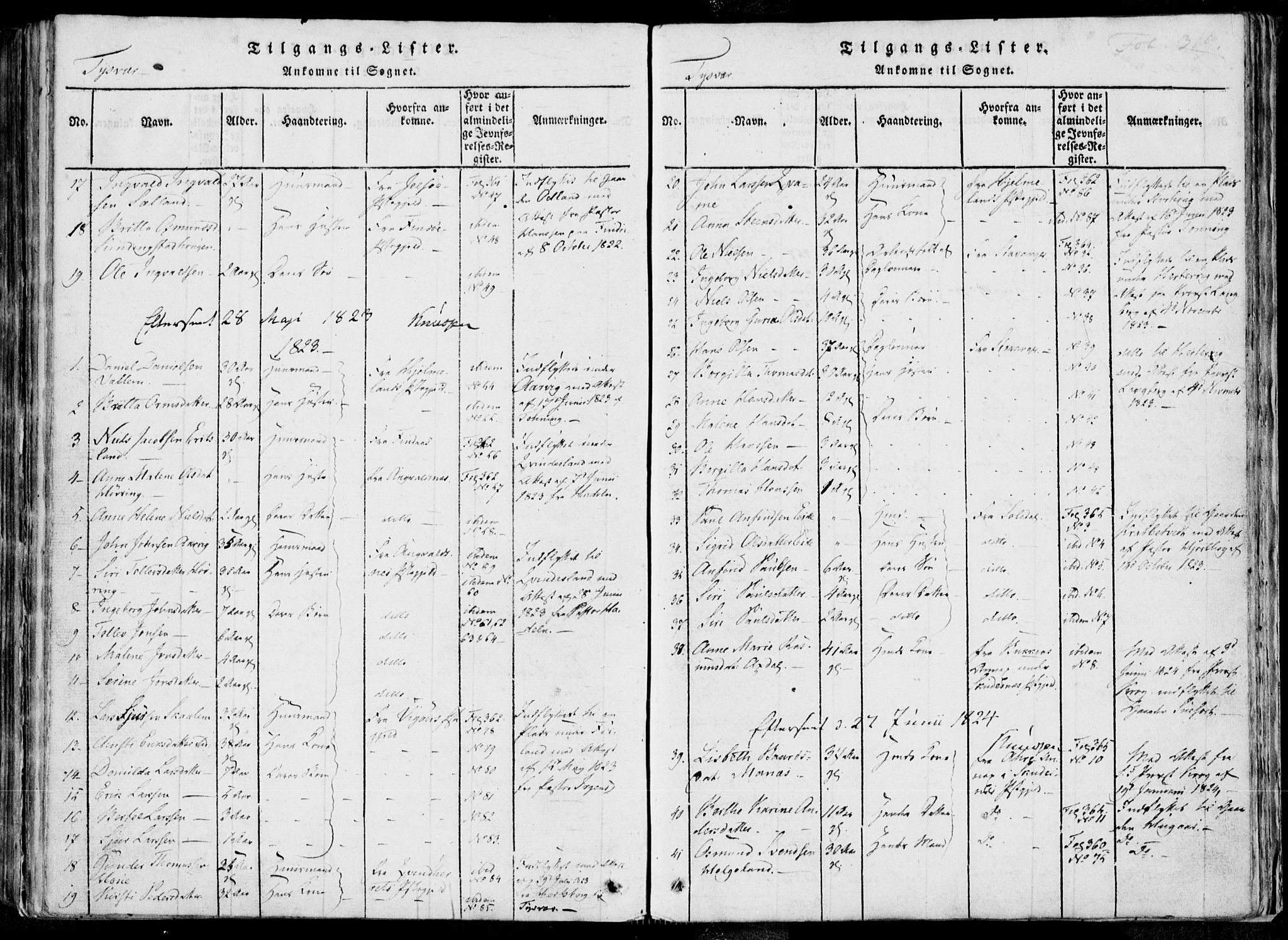 Skjold sokneprestkontor, AV/SAST-A-101847/H/Ha/Haa/L0004: Parish register (official) no. A 4 /1, 1815-1830, p. 319