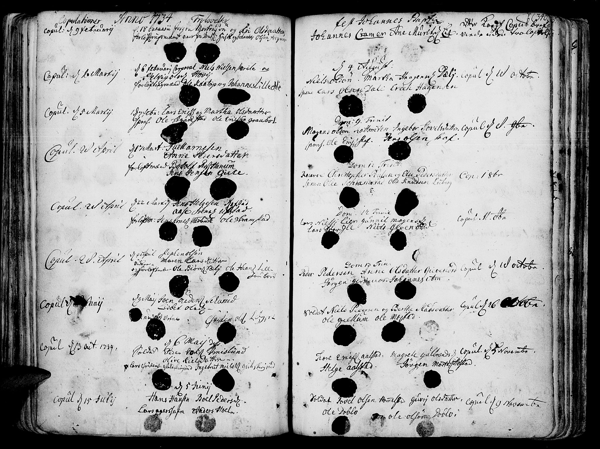 Vang prestekontor, Hedmark, SAH/PREST-008/H/Ha/Haa/L0003: Parish register (official) no. 3, 1734-1809, p. 340