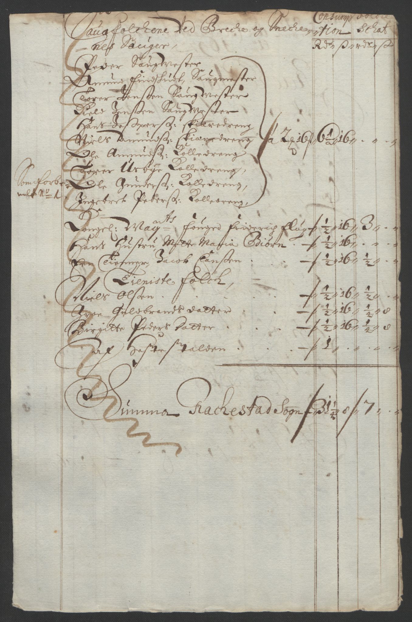 Rentekammeret inntil 1814, Reviderte regnskaper, Fogderegnskap, RA/EA-4092/R05/L0278: Fogderegnskap Rakkestad, 1691-1693, p. 300