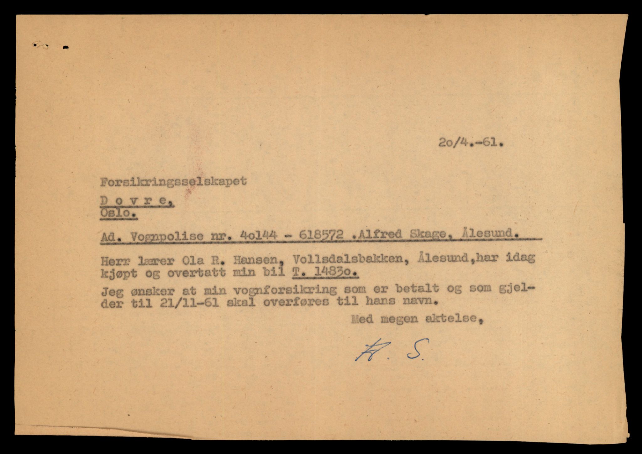 Møre og Romsdal vegkontor - Ålesund trafikkstasjon, AV/SAT-A-4099/F/Fe/L0048: Registreringskort for kjøretøy T 14721 - T 14863, 1927-1998, p. 2499