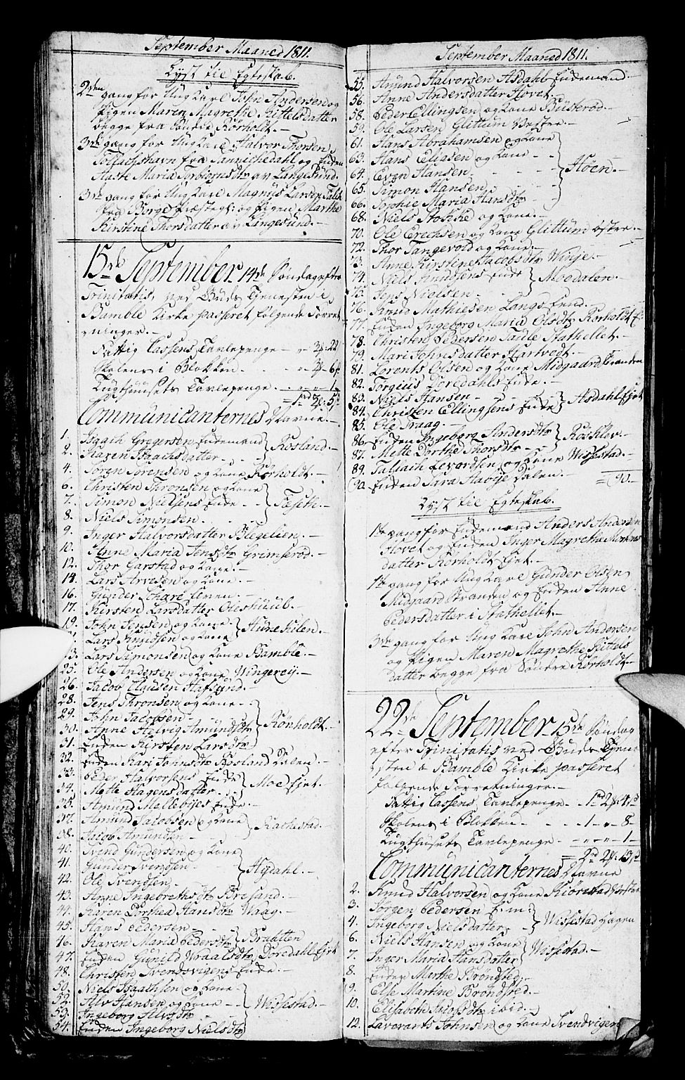 Bamble kirkebøker, AV/SAKO-A-253/G/Ga/L0004: Parish register (copy) no. I 4, 1808-1814