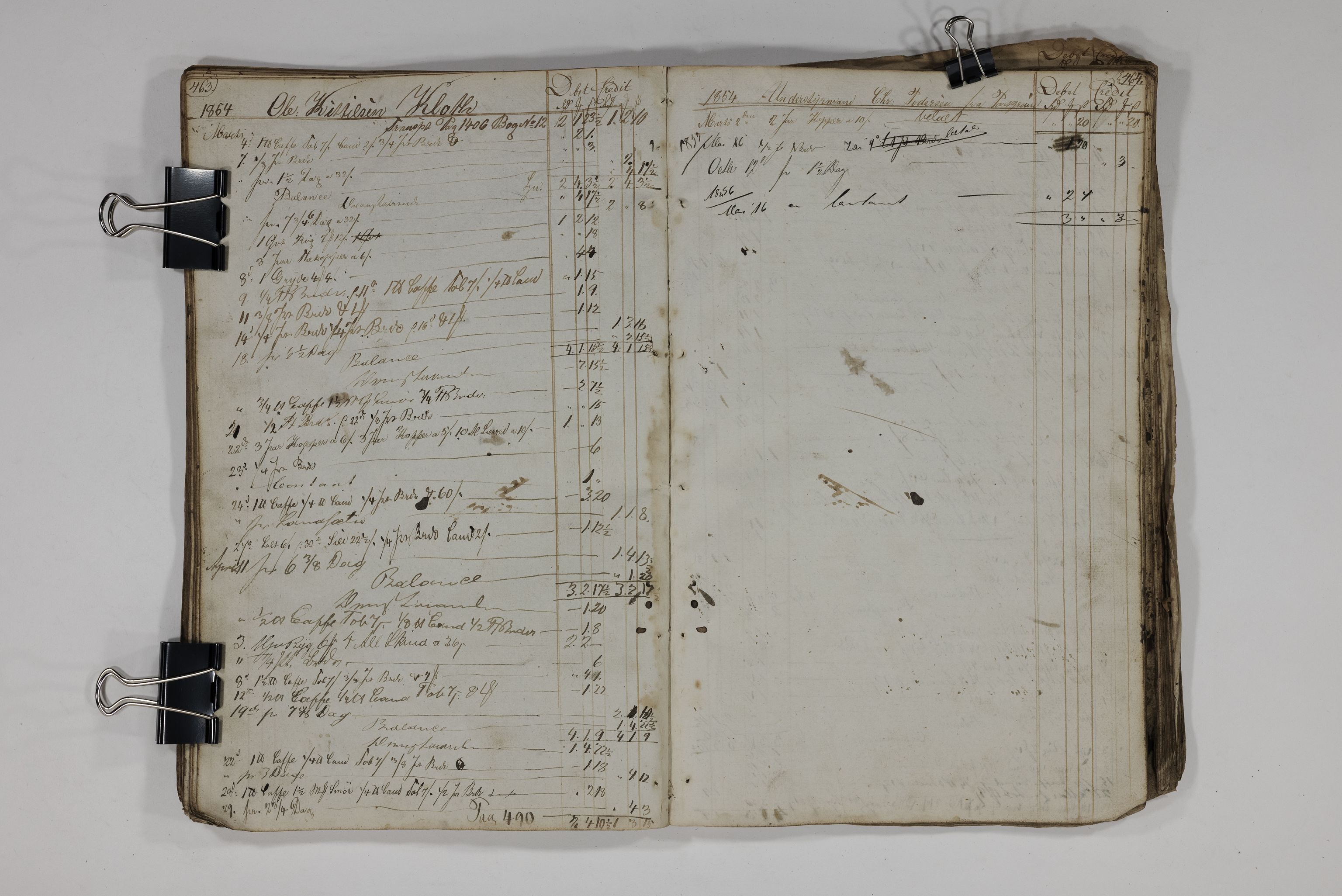Blehr/ Kjellestad, TEMU/TGM-A-1212/R/Rl/L0012: Klad, 1853-1854, p. 45