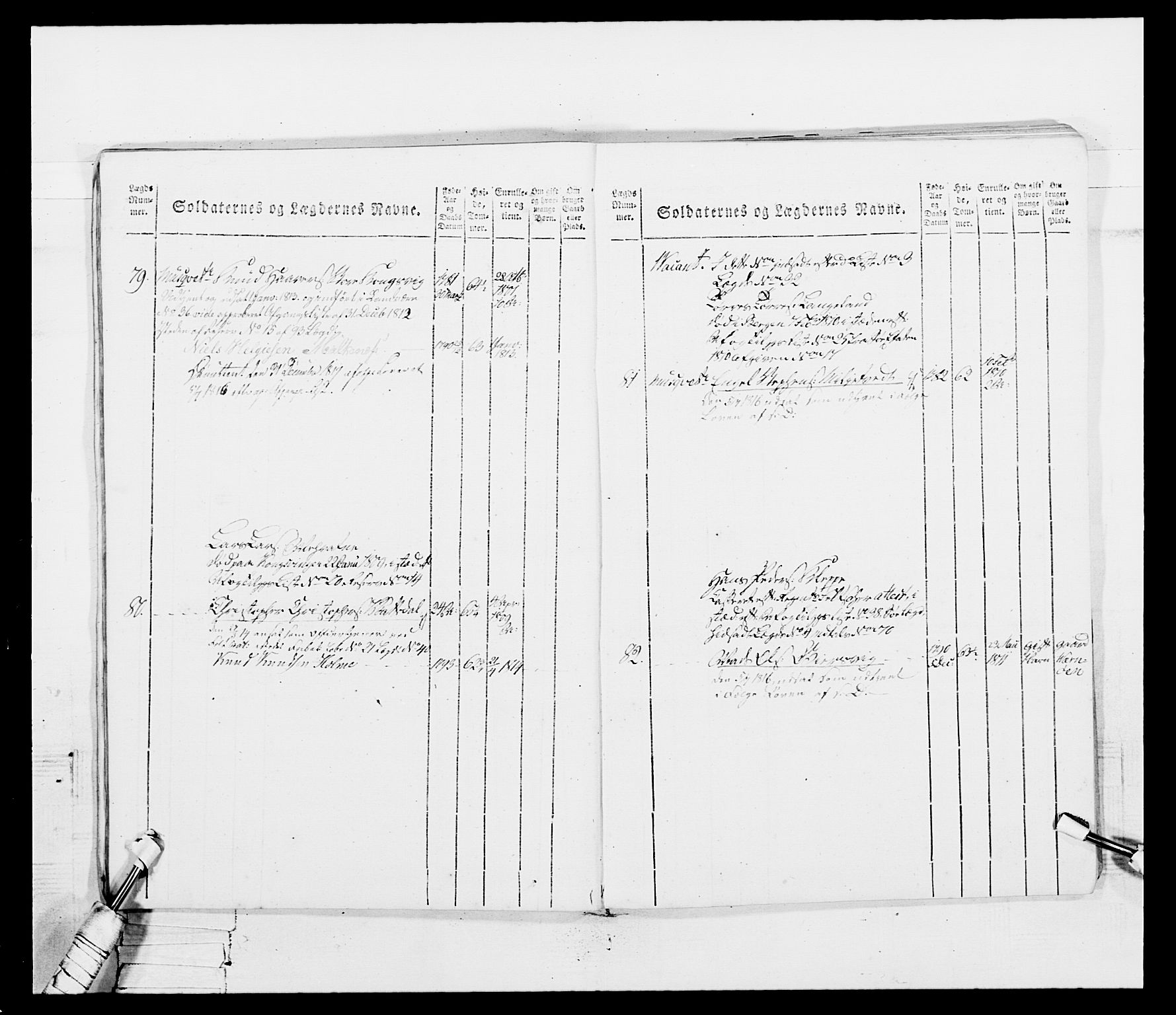 Generalitets- og kommissariatskollegiet, Det kongelige norske kommissariatskollegium, AV/RA-EA-5420/E/Eh/L0099: Bergenhusiske nasjonale infanteriregiment, 1812, p. 153