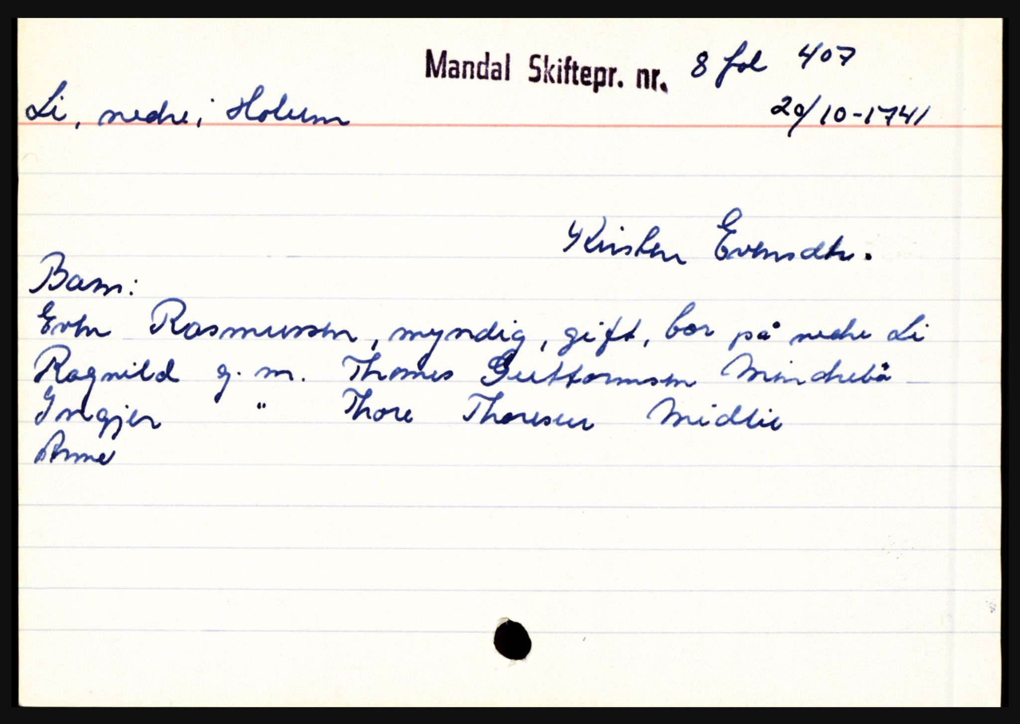 Mandal sorenskriveri, AV/SAK-1221-0005/001/H, p. 13404