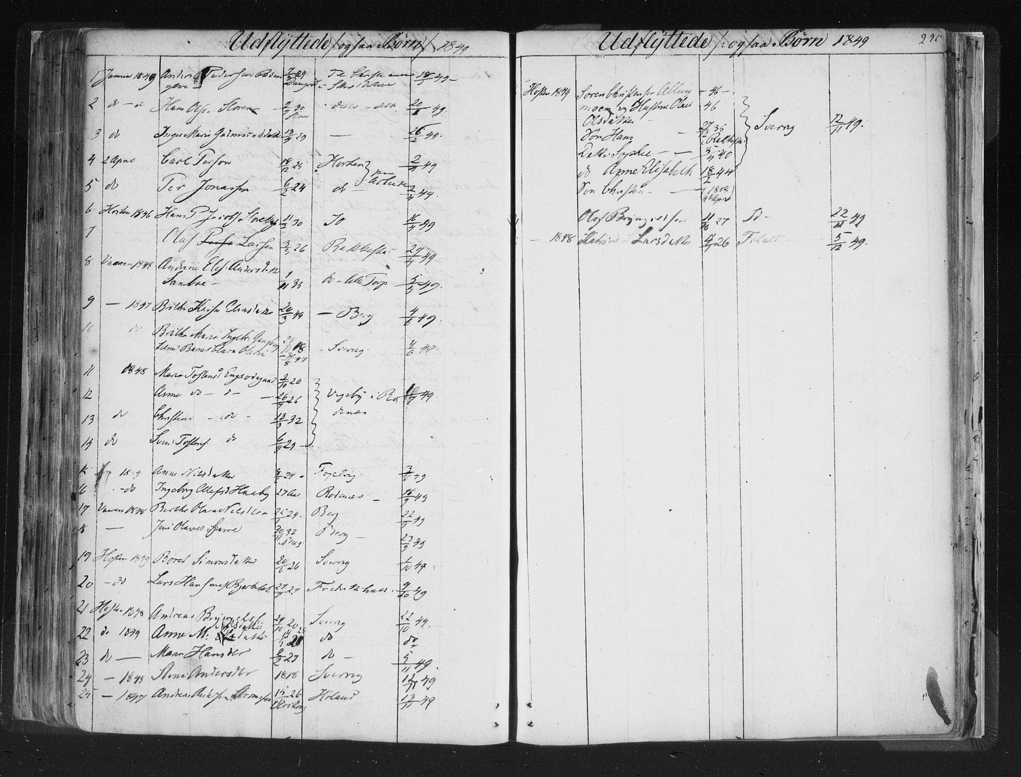 Aremark prestekontor Kirkebøker, SAO/A-10899/F/Fc/L0002: Parish register (official) no. III 2, 1834-1849, p. 220