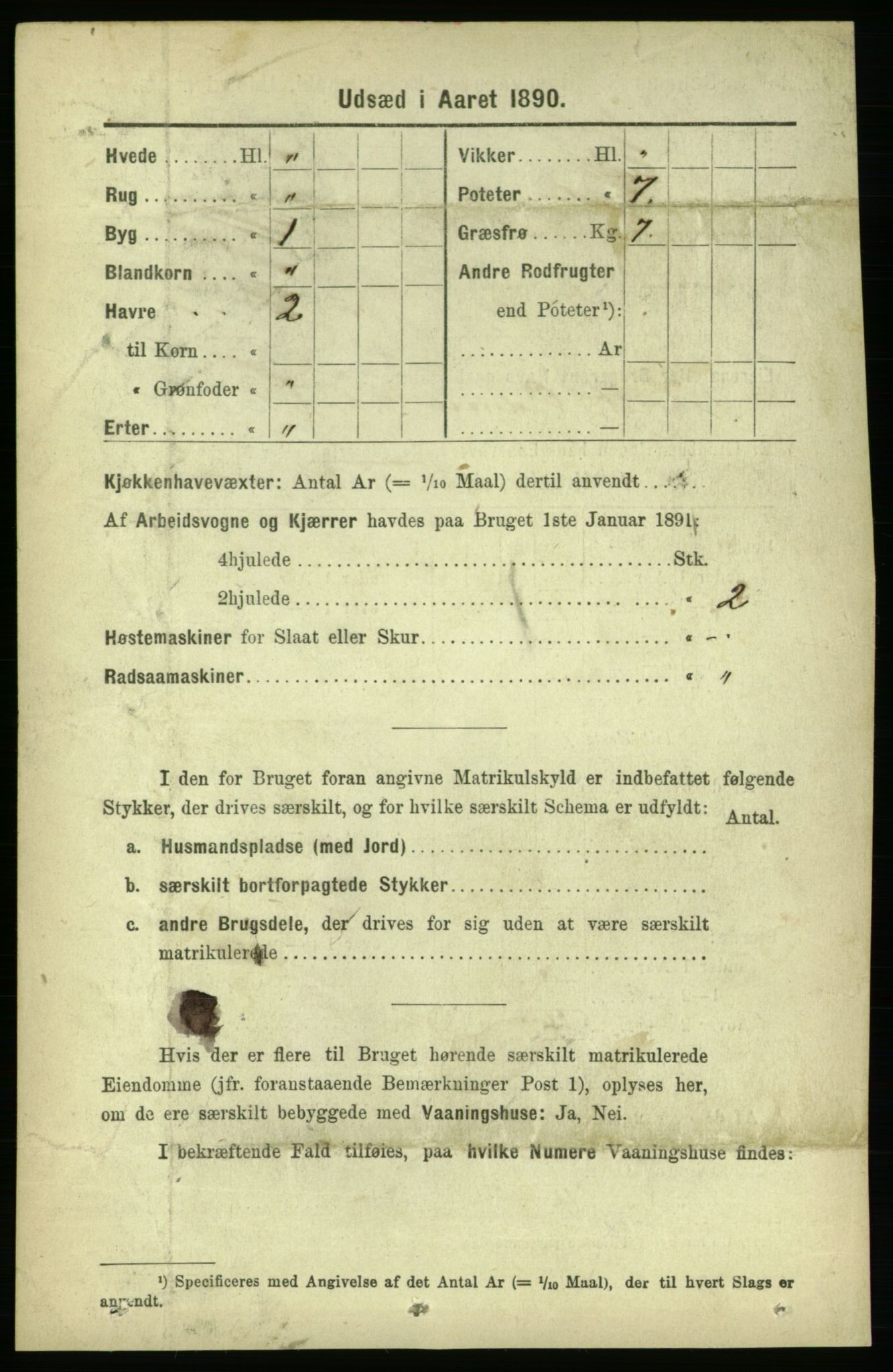 RA, 1891 census for 1654 Leinstrand, 1891, p. 1538