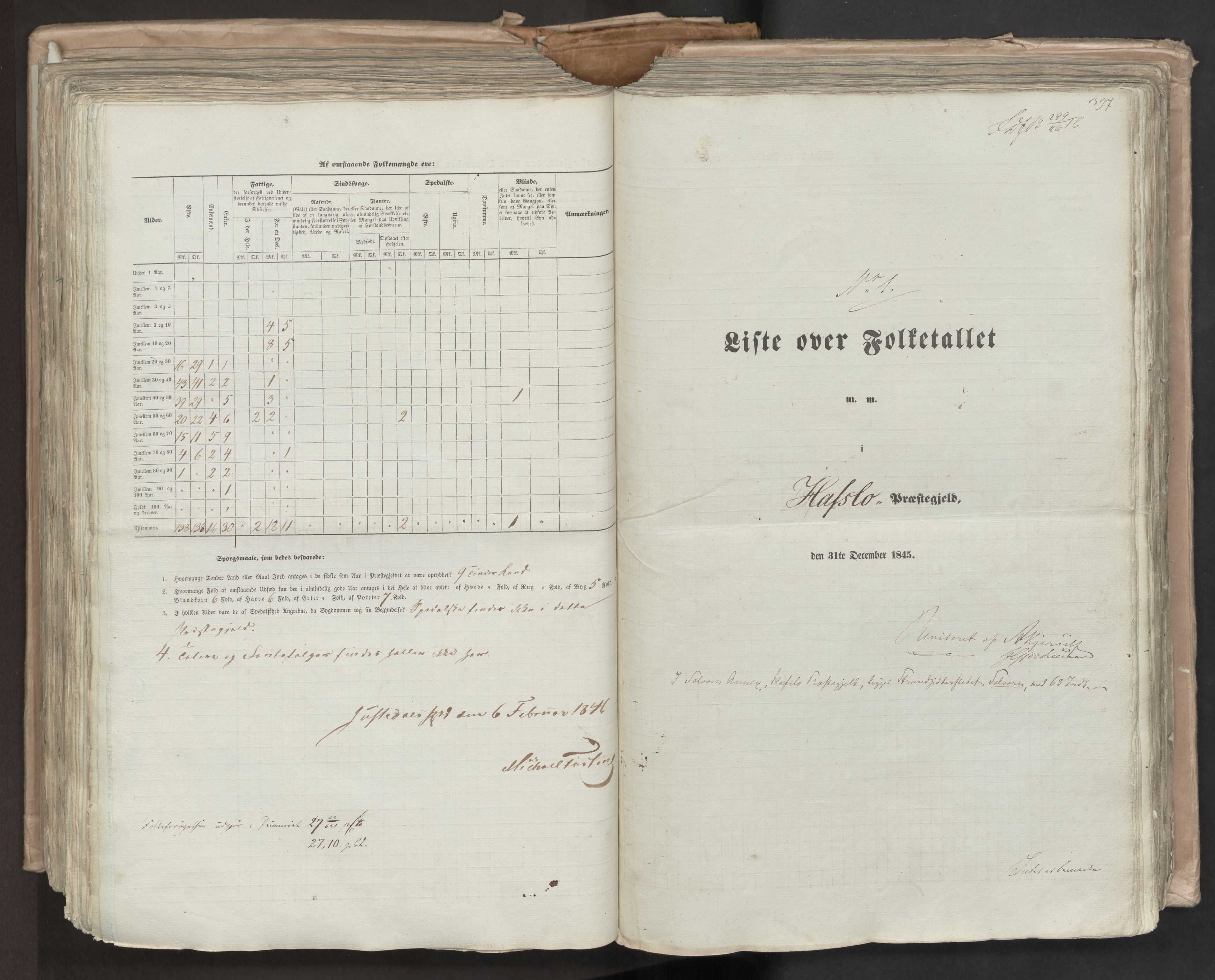 RA, Census 1845, vol. 7: Søndre Bergenhus amt og Nordre Bergenhus amt, 1845, p. 397