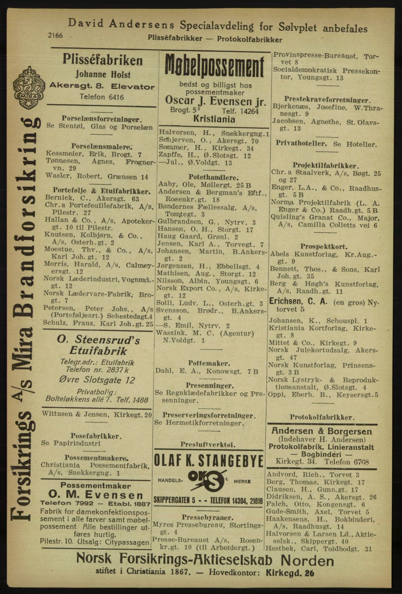 Kristiania/Oslo adressebok, PUBL/-, 1918, p. 2319