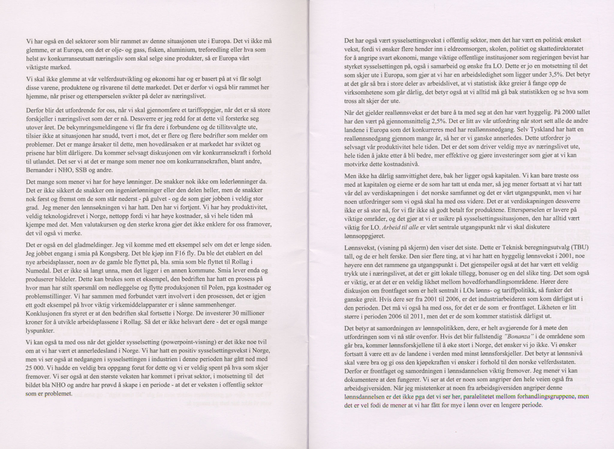 Landsorganisasjonen i Norge, AAB/ARK-1579, 2009-2014, p. 160