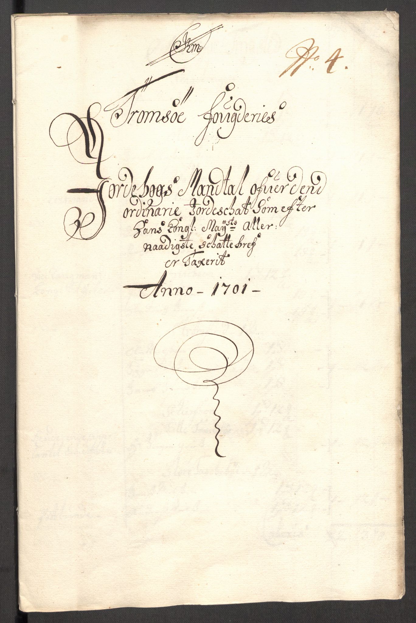 Rentekammeret inntil 1814, Reviderte regnskaper, Fogderegnskap, RA/EA-4092/R68/L4755: Fogderegnskap Senja og Troms, 1700-1704, p. 152