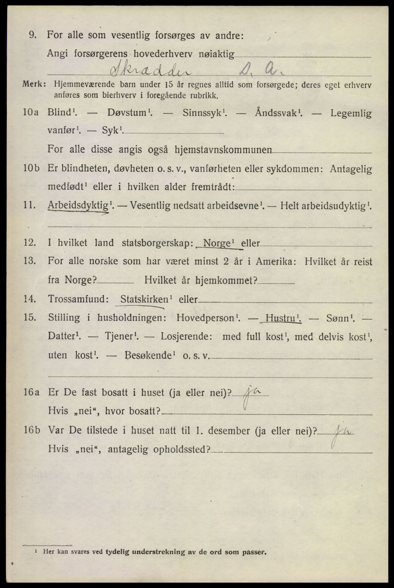 SAKO, 1920 census for Modum, 1920, p. 22094