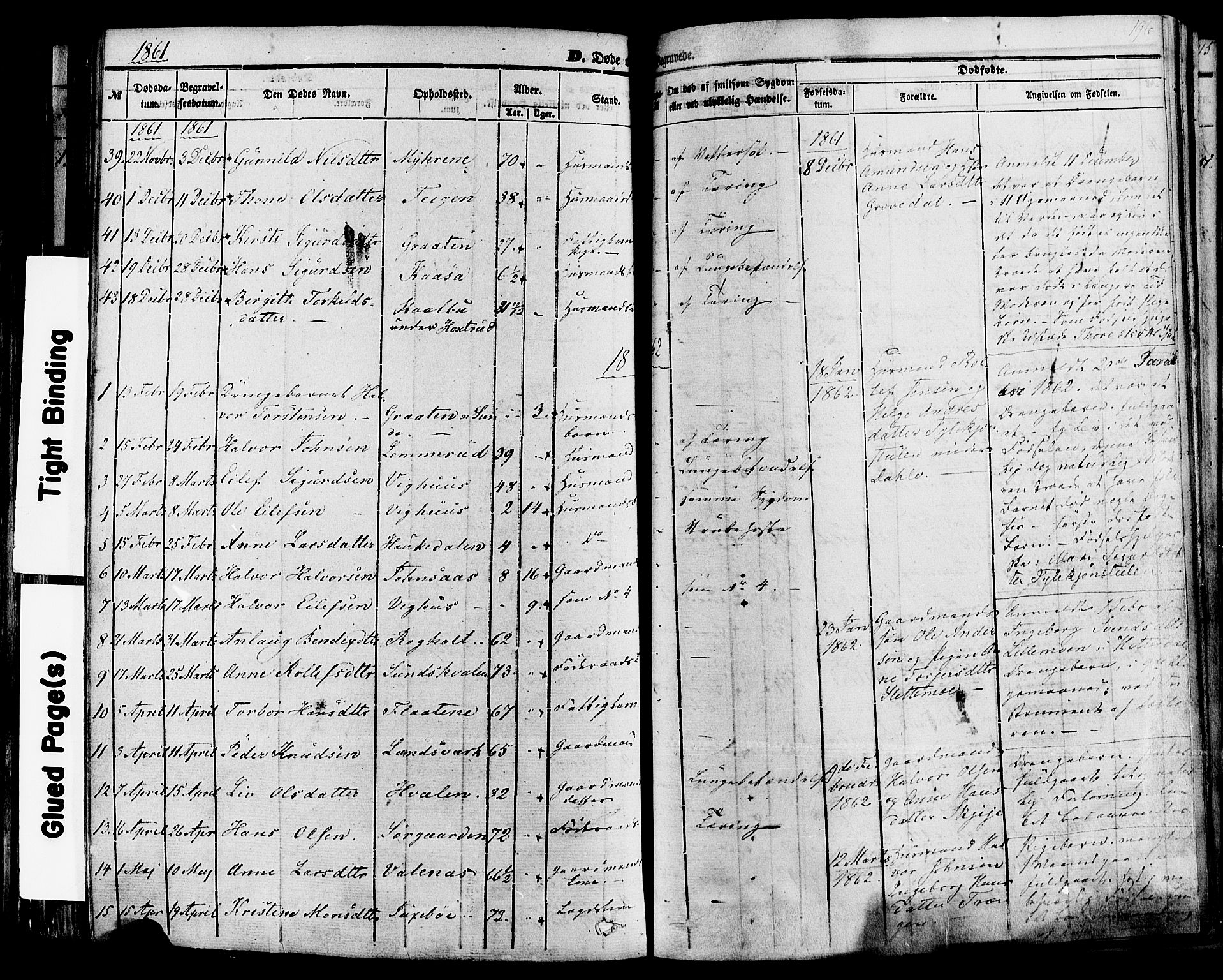 Sauherad kirkebøker, AV/SAKO-A-298/F/Fa/L0007: Parish register (official) no. I 7, 1851-1873, p. 196