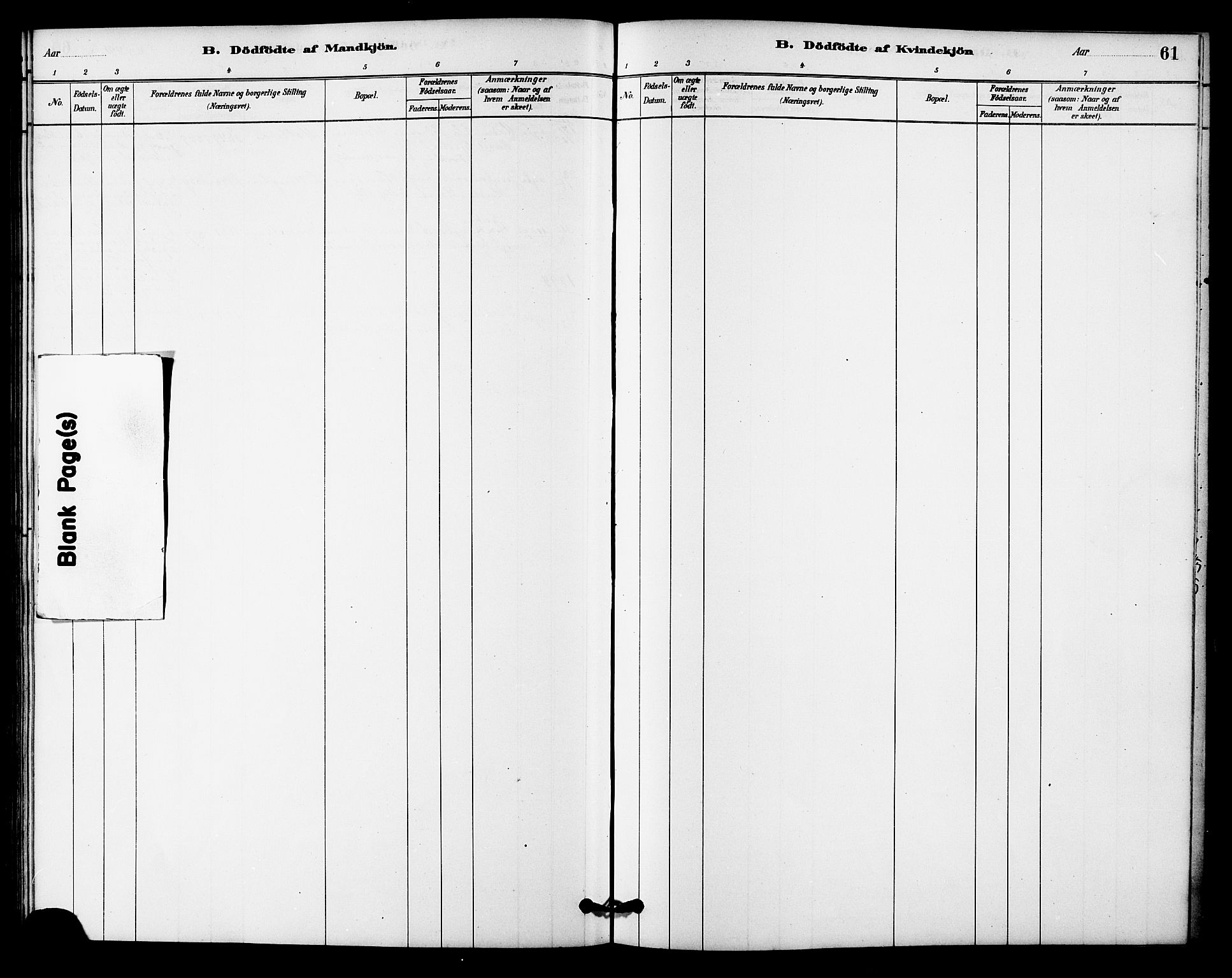 Ministerialprotokoller, klokkerbøker og fødselsregistre - Sør-Trøndelag, SAT/A-1456/618/L0444: Parish register (official) no. 618A07, 1880-1898, p. 61