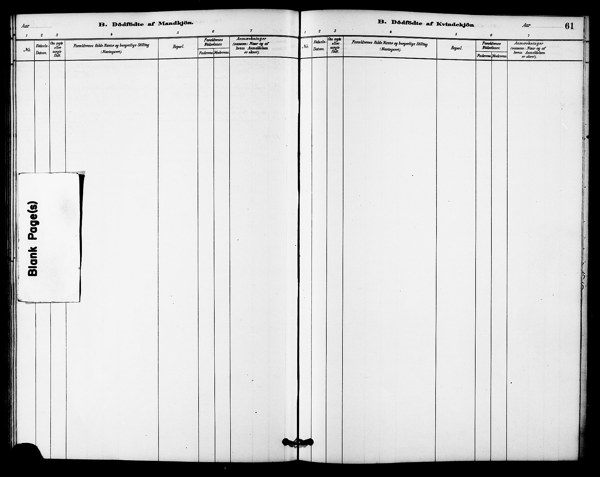Ministerialprotokoller, klokkerbøker og fødselsregistre - Sør-Trøndelag, AV/SAT-A-1456/618/L0444: Parish register (official) no. 618A07, 1880-1898, p. 61