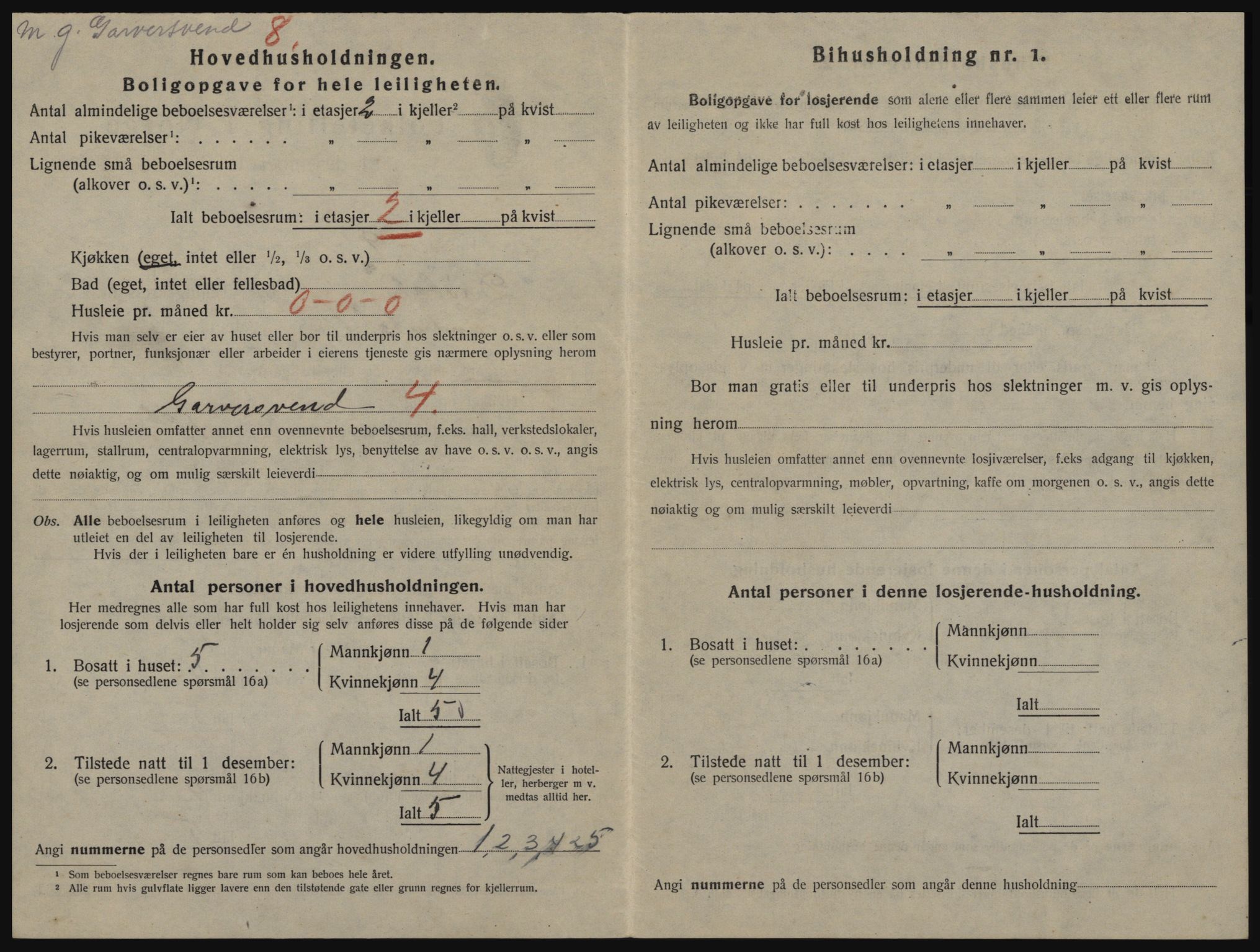 SAO, 1920 census for Drøbak, 1920, p. 1142