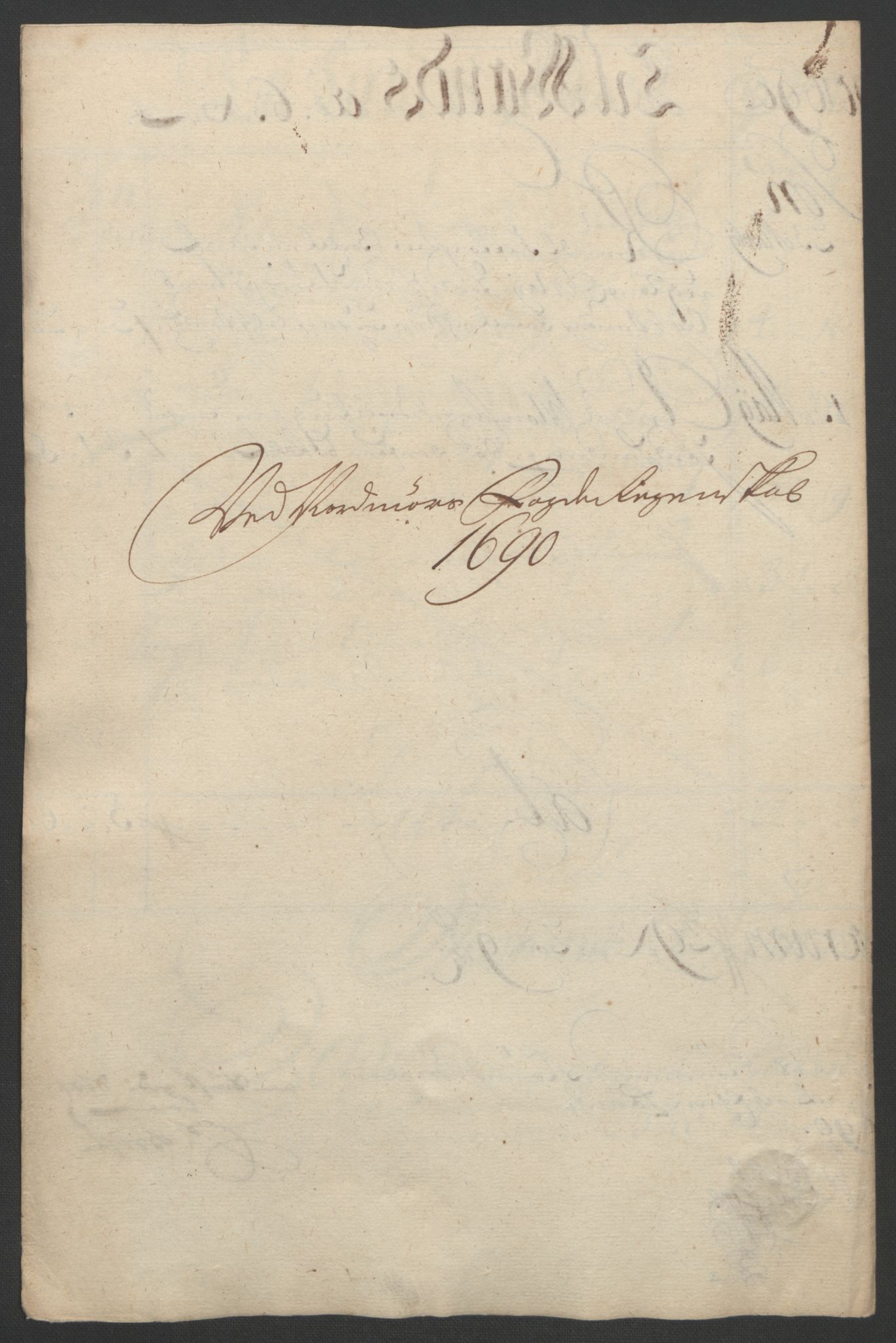 Rentekammeret inntil 1814, Reviderte regnskaper, Fogderegnskap, AV/RA-EA-4092/R56/L3734: Fogderegnskap Nordmøre, 1690-1691, p. 198