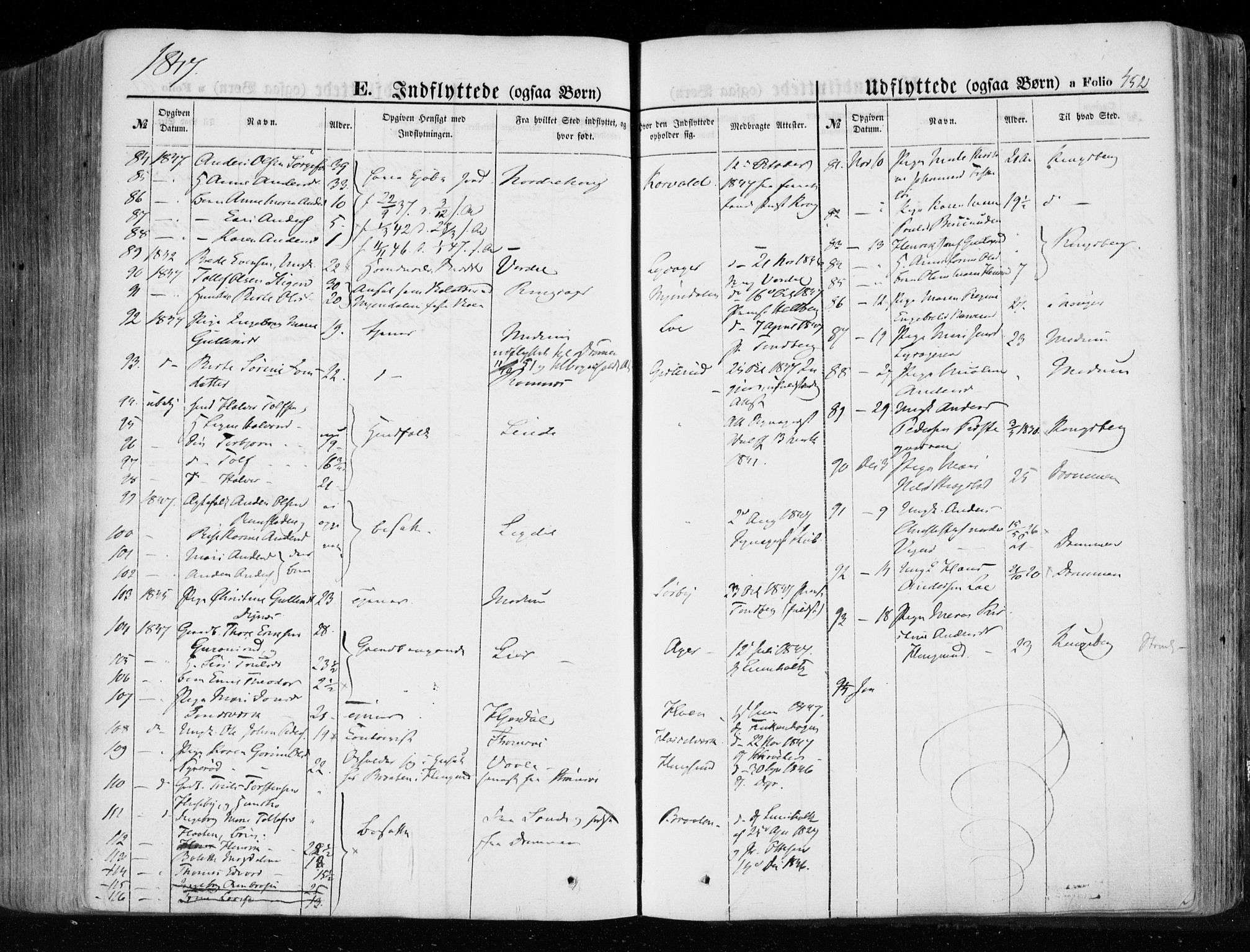 Eiker kirkebøker, SAKO/A-4/F/Fa/L0014: Parish register (official) no. I 14, 1846-1854, p. 452