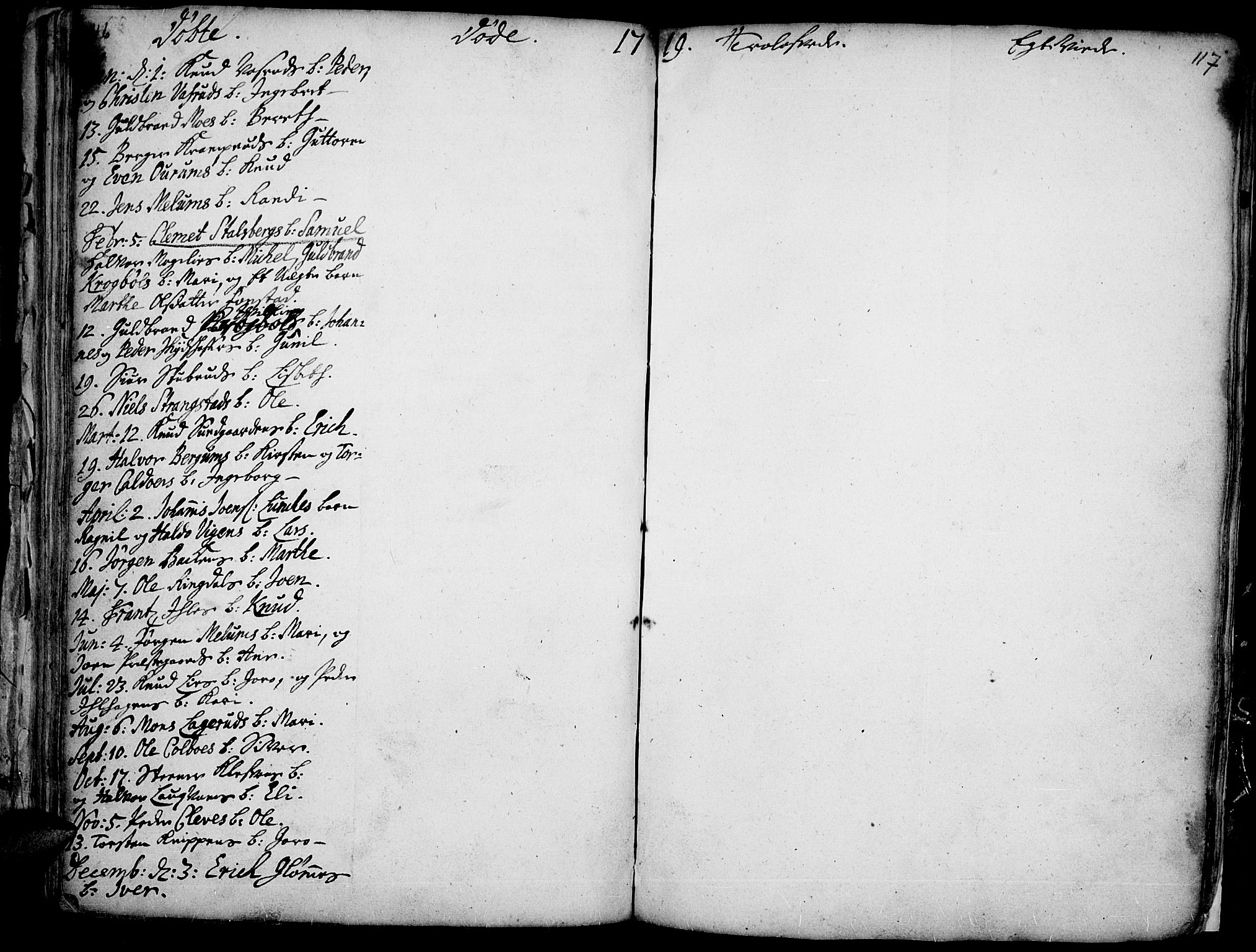 Øyer prestekontor, SAH/PREST-084/H/Ha/Haa/L0001: Parish register (official) no. 1, 1671-1727, p. 116-117