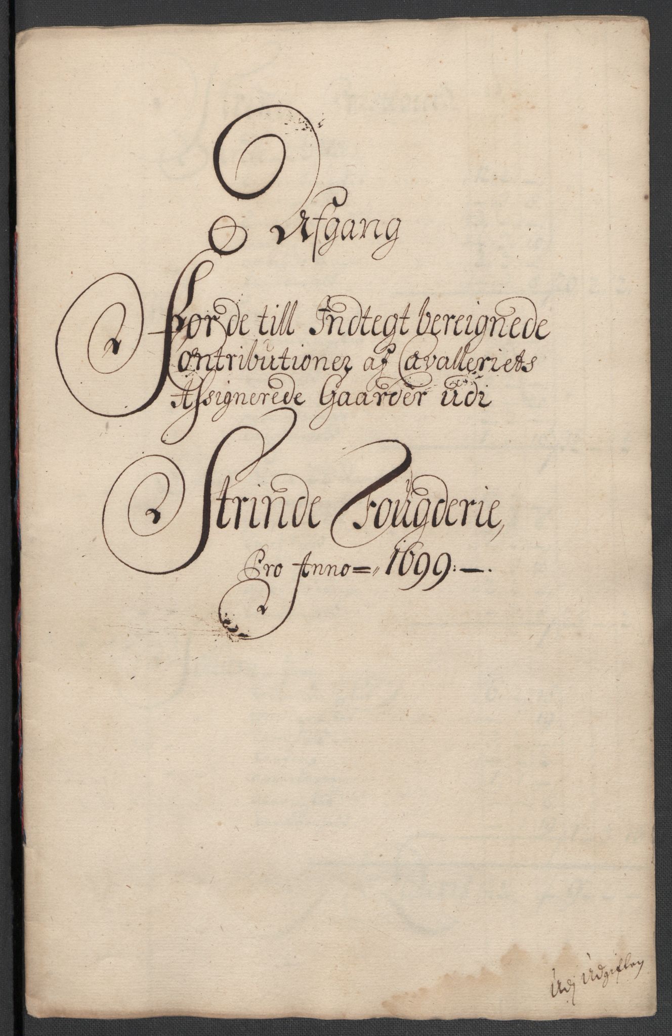 Rentekammeret inntil 1814, Reviderte regnskaper, Fogderegnskap, AV/RA-EA-4092/R61/L4107: Fogderegnskap Strinda og Selbu, 1698-1700, p. 279