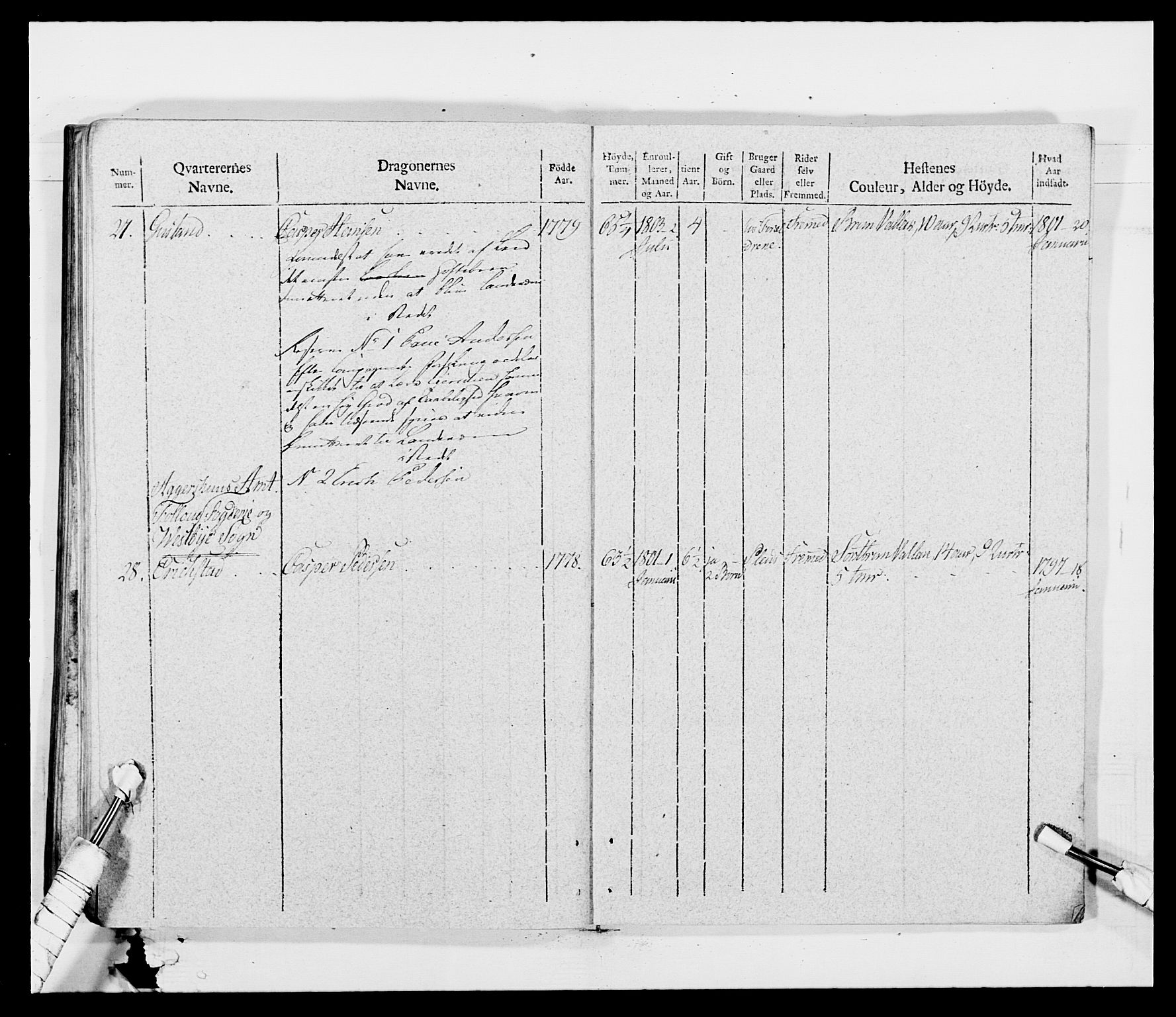 Generalitets- og kommissariatskollegiet, Det kongelige norske kommissariatskollegium, AV/RA-EA-5420/E/Eh/L0011: Smålenske dragonregiment, 1795-1807, p. 559