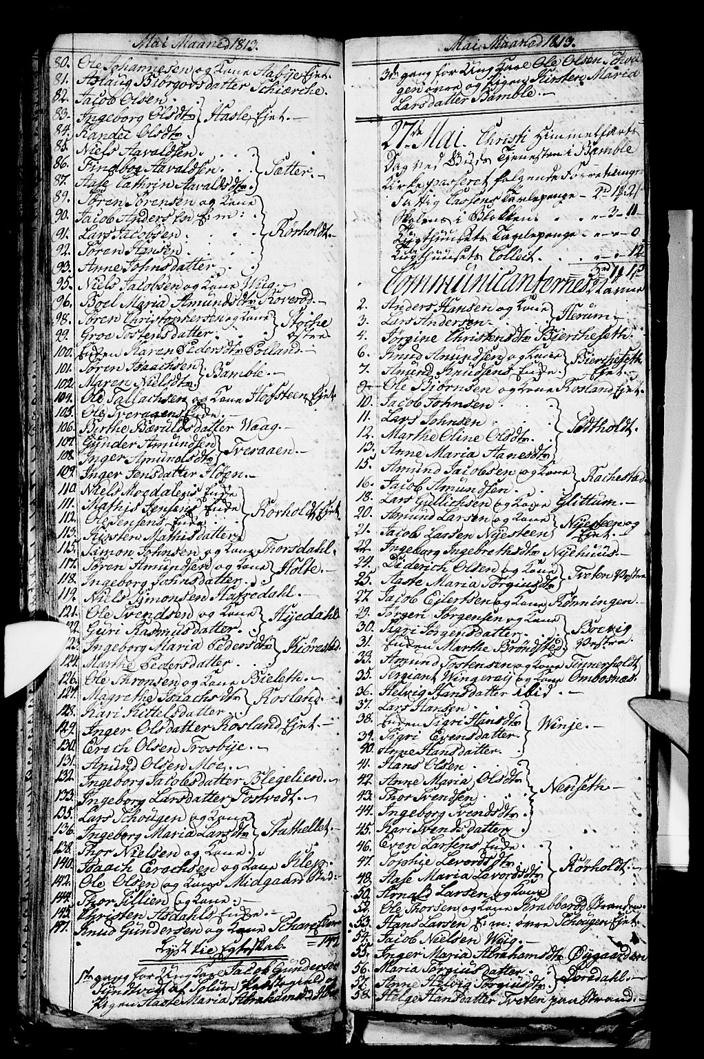 Bamble kirkebøker, AV/SAKO-A-253/G/Ga/L0004: Parish register (copy) no. I 4, 1808-1814