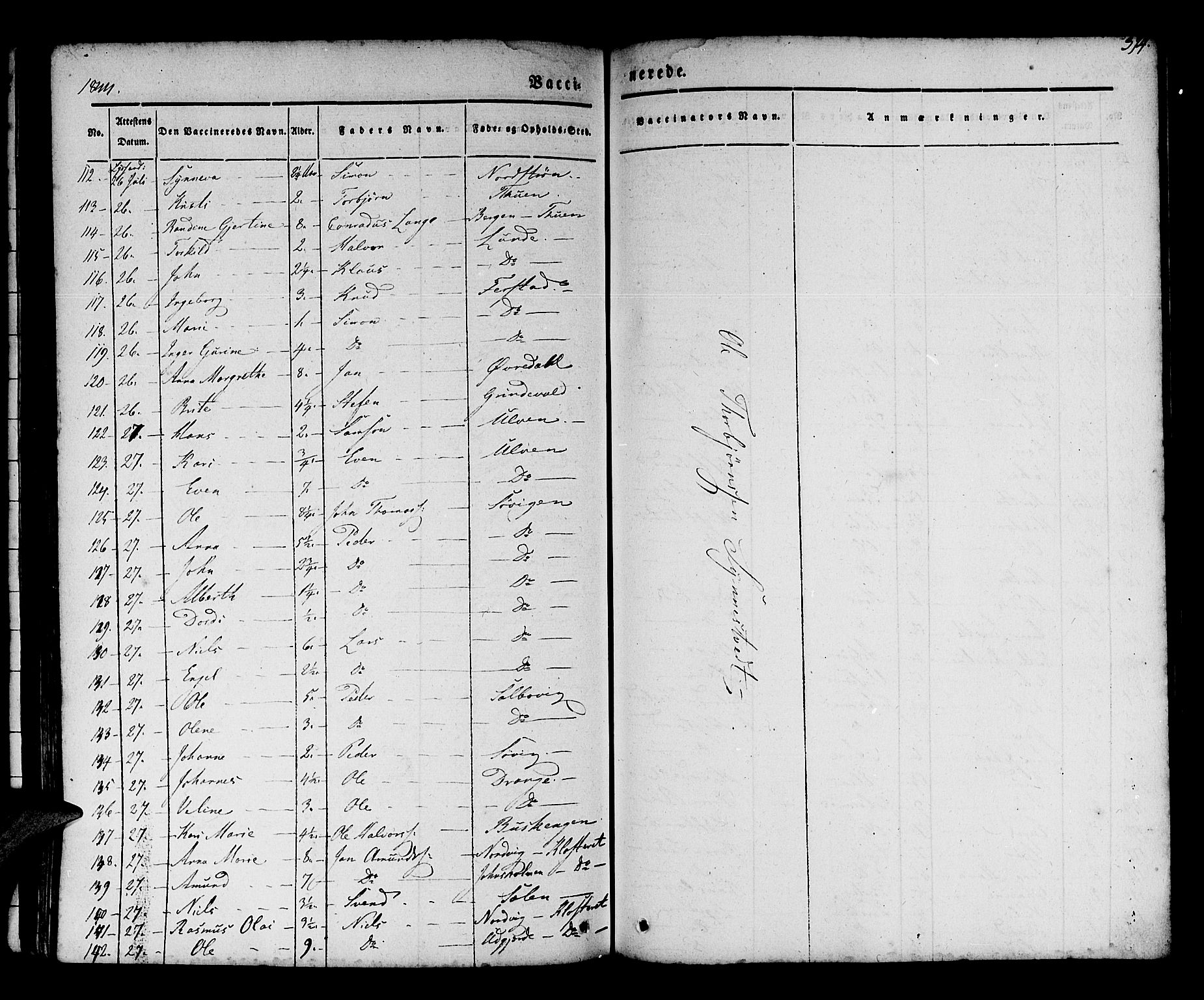 Os sokneprestembete, AV/SAB-A-99929: Parish register (official) no. A 15, 1839-1851, p. 374