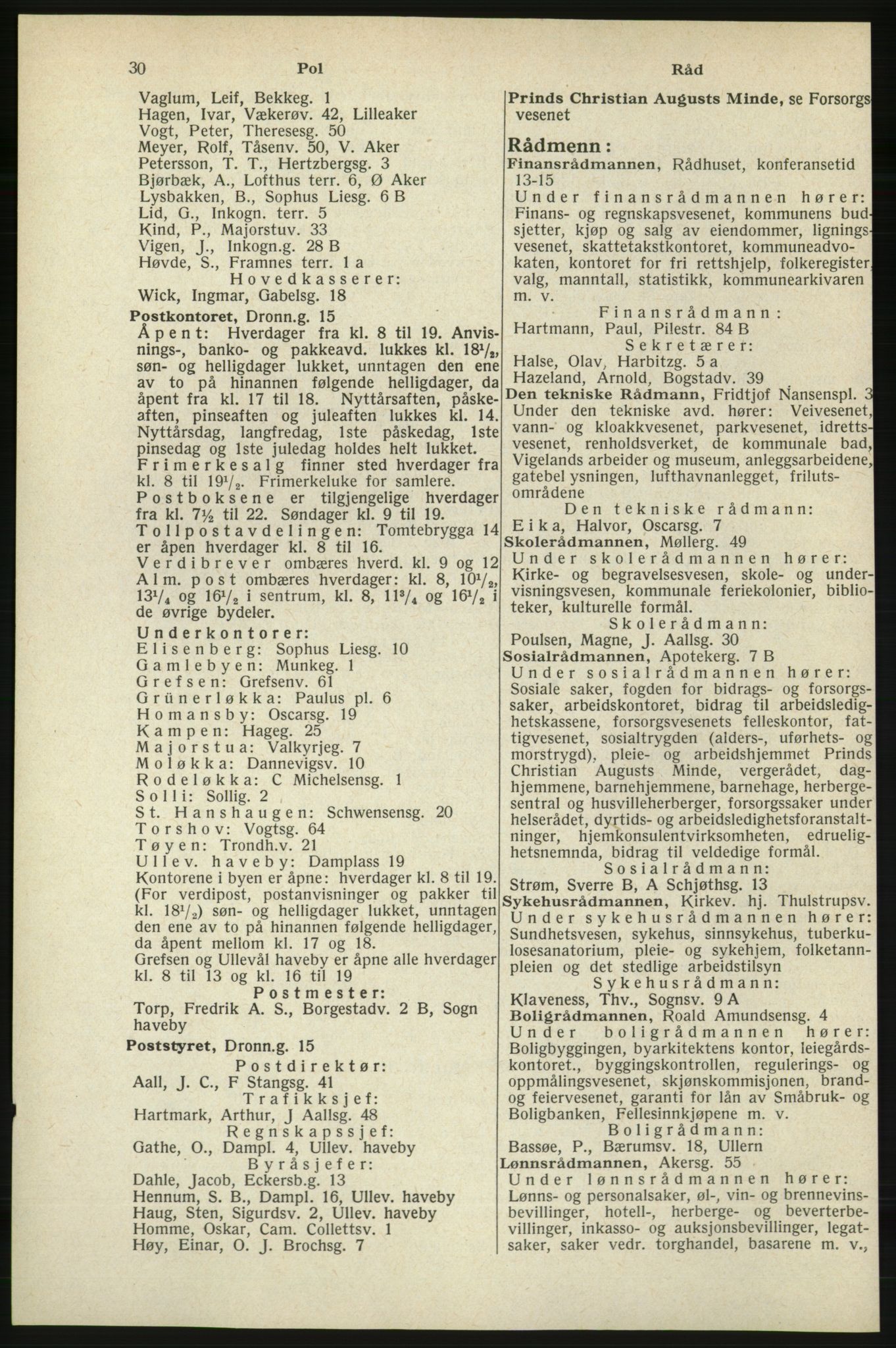 Kristiania/Oslo adressebok, PUBL/-, 1940, p. 46