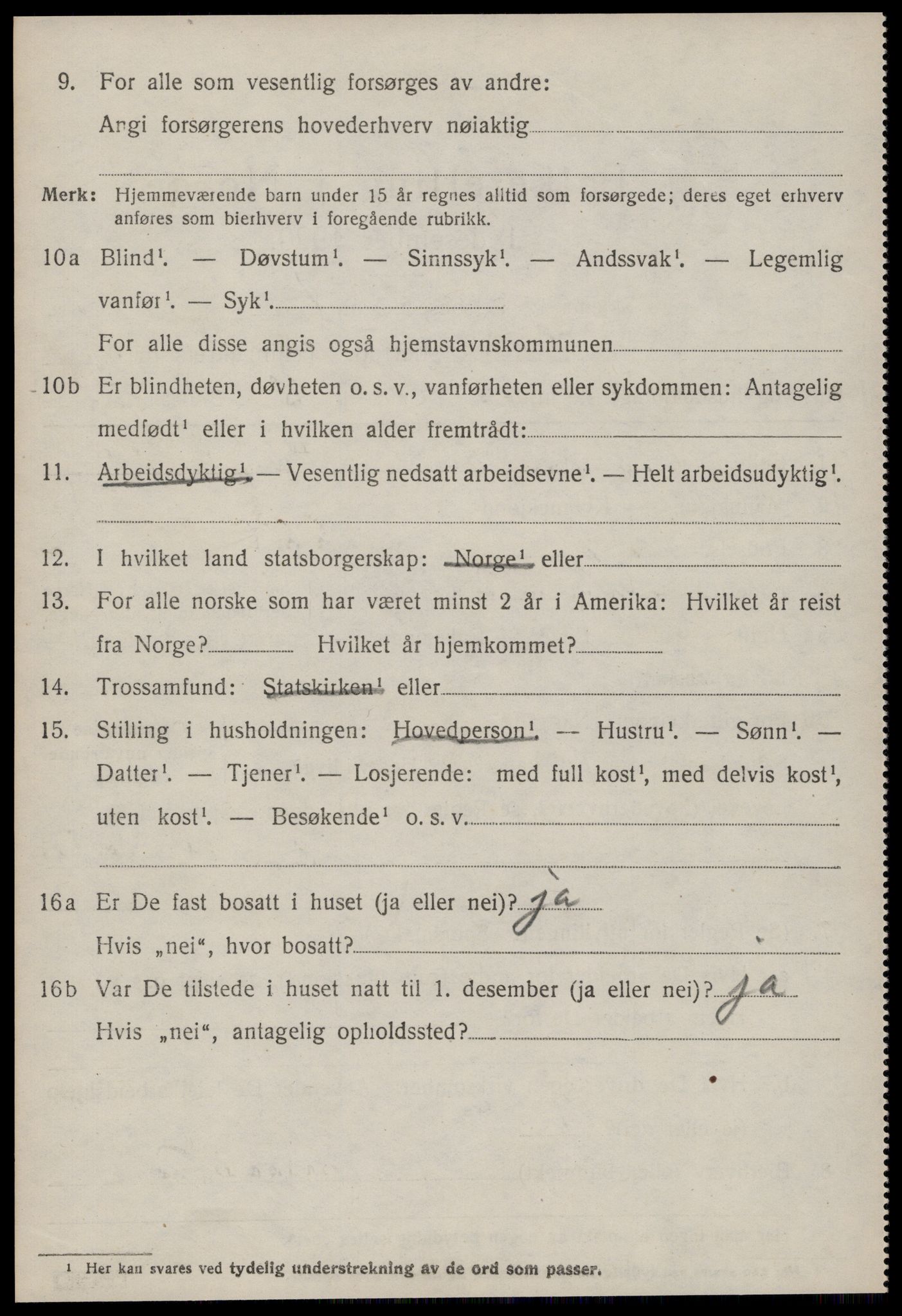 SAT, 1920 census for Haram, 1920, p. 7424