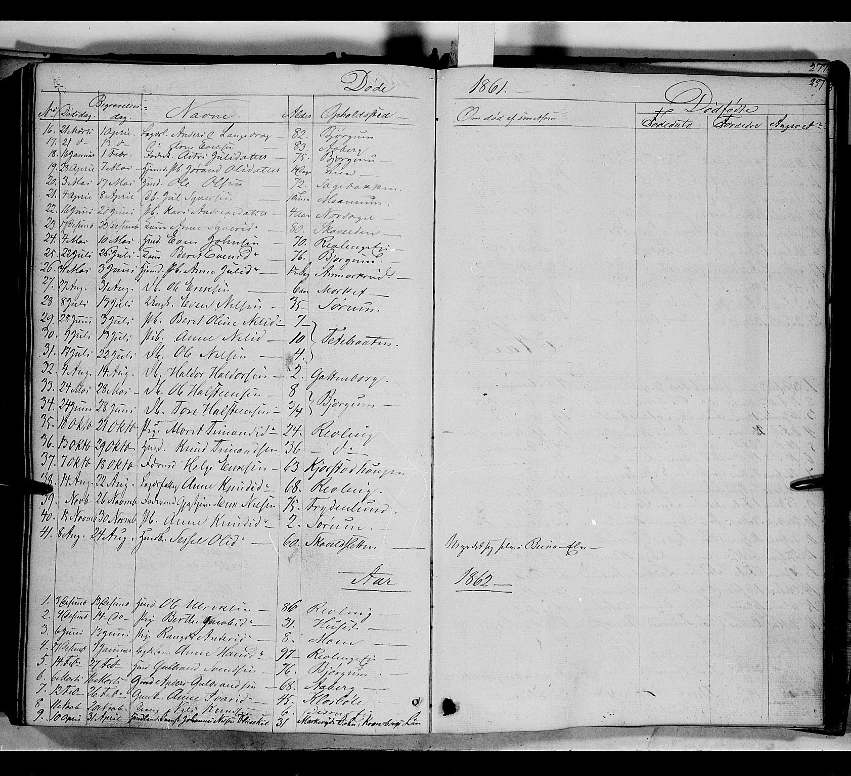 Nord-Aurdal prestekontor, SAH/PREST-132/H/Ha/Haa/L0004: Parish register (official) no. 4, 1842-1863, p. 237