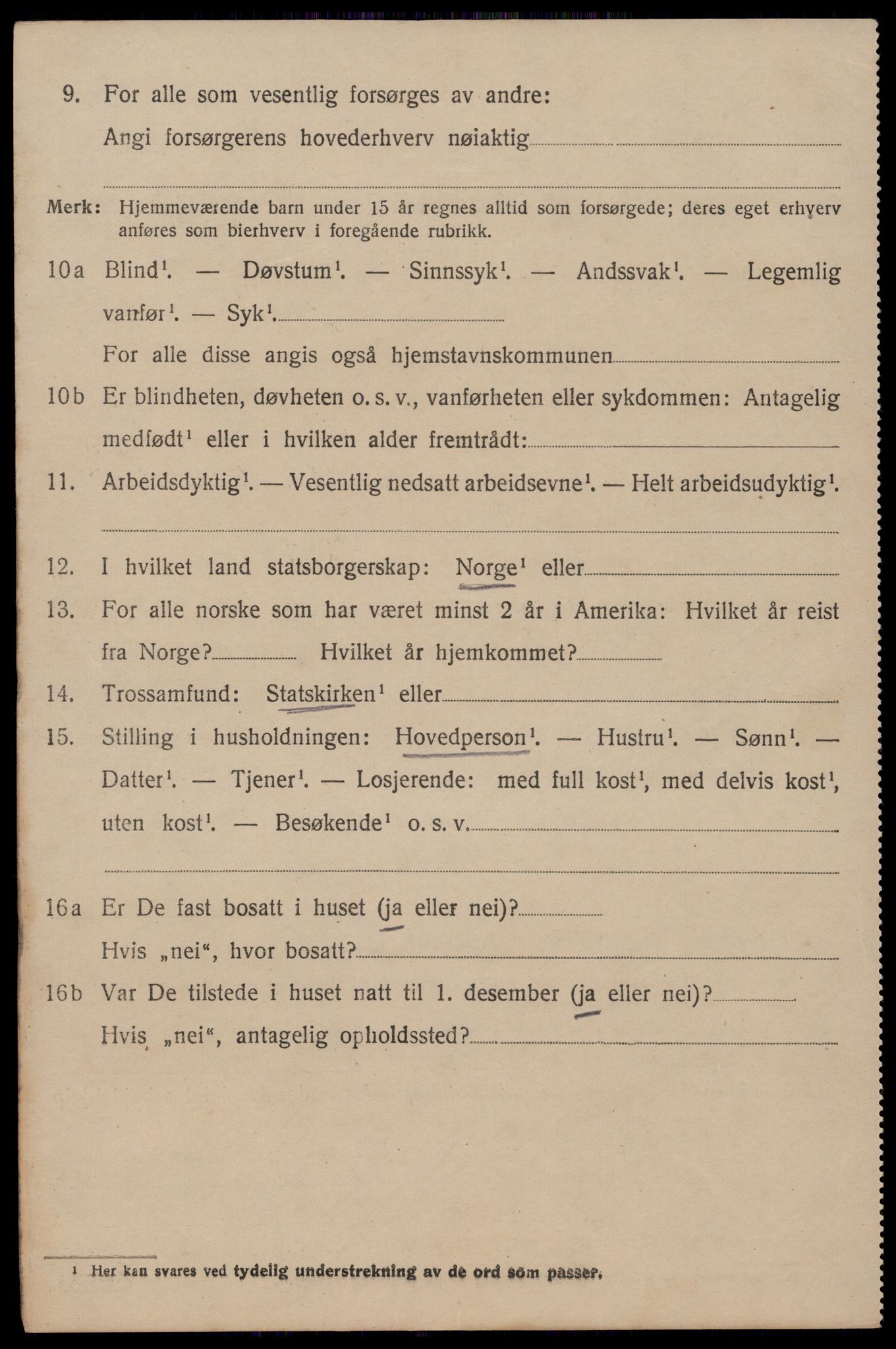 SAST, 1920 census for Skjold, 1920, p. 907