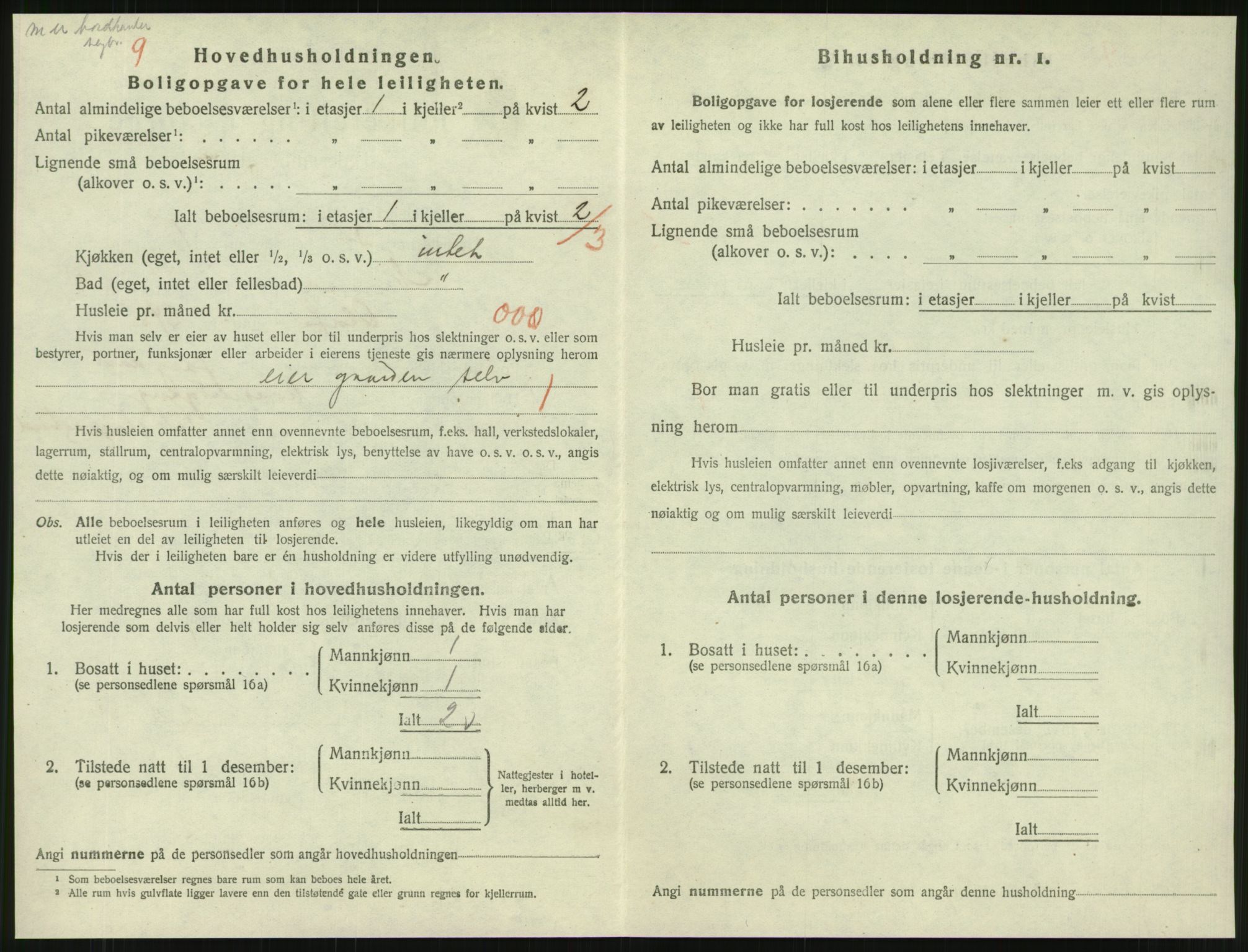 SAT, 1920 census for Namsos, 1920, p. 1714