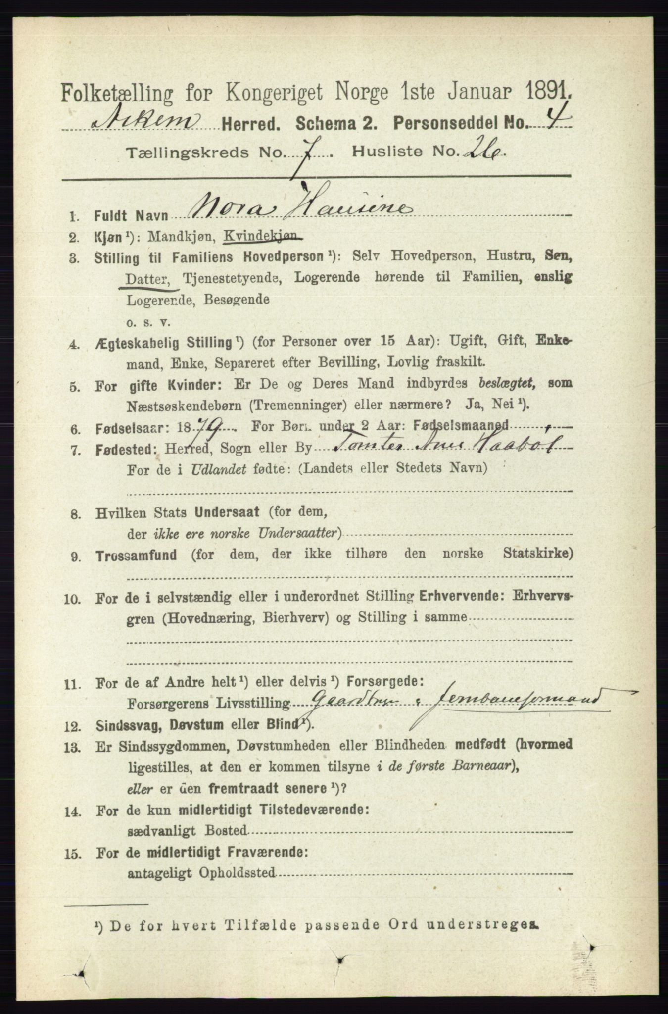 RA, 1891 census for 0124 Askim, 1891, p. 1159