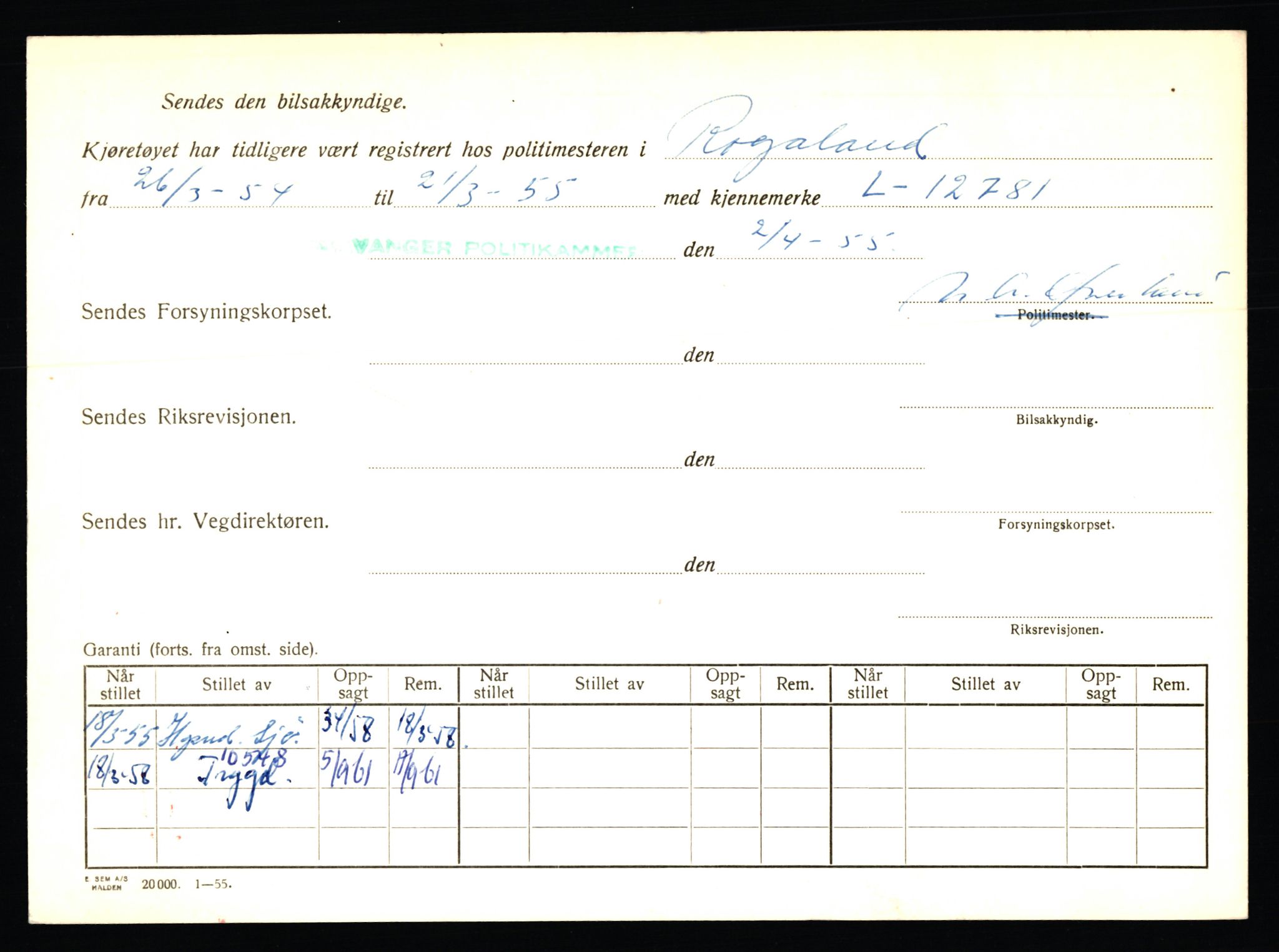 Stavanger trafikkstasjon, AV/SAST-A-101942/0/F/L0002: L-350 - L-699, 1930-1971, p. 292