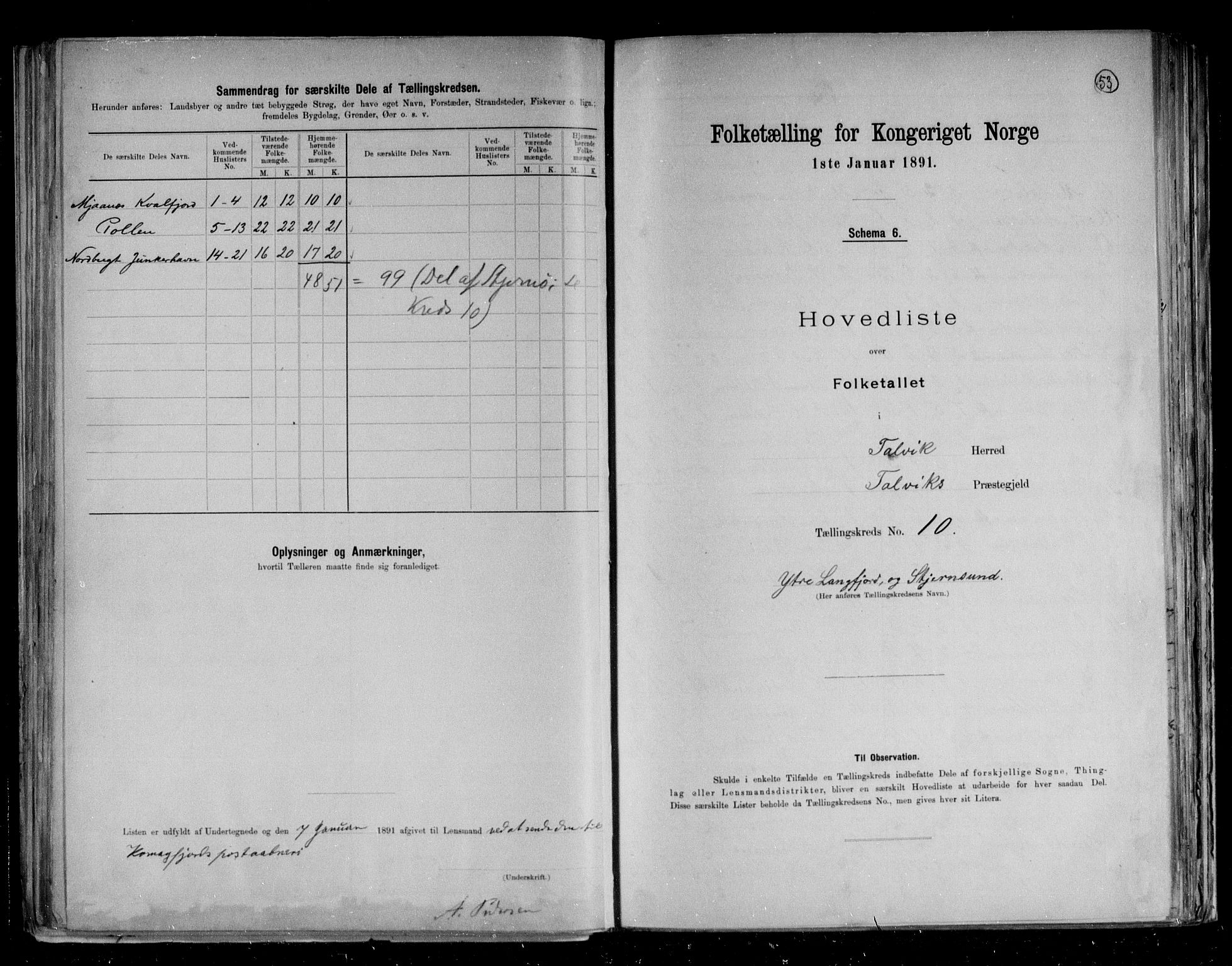 RA, 1891 census for 2013 Talvik, 1891, p. 26