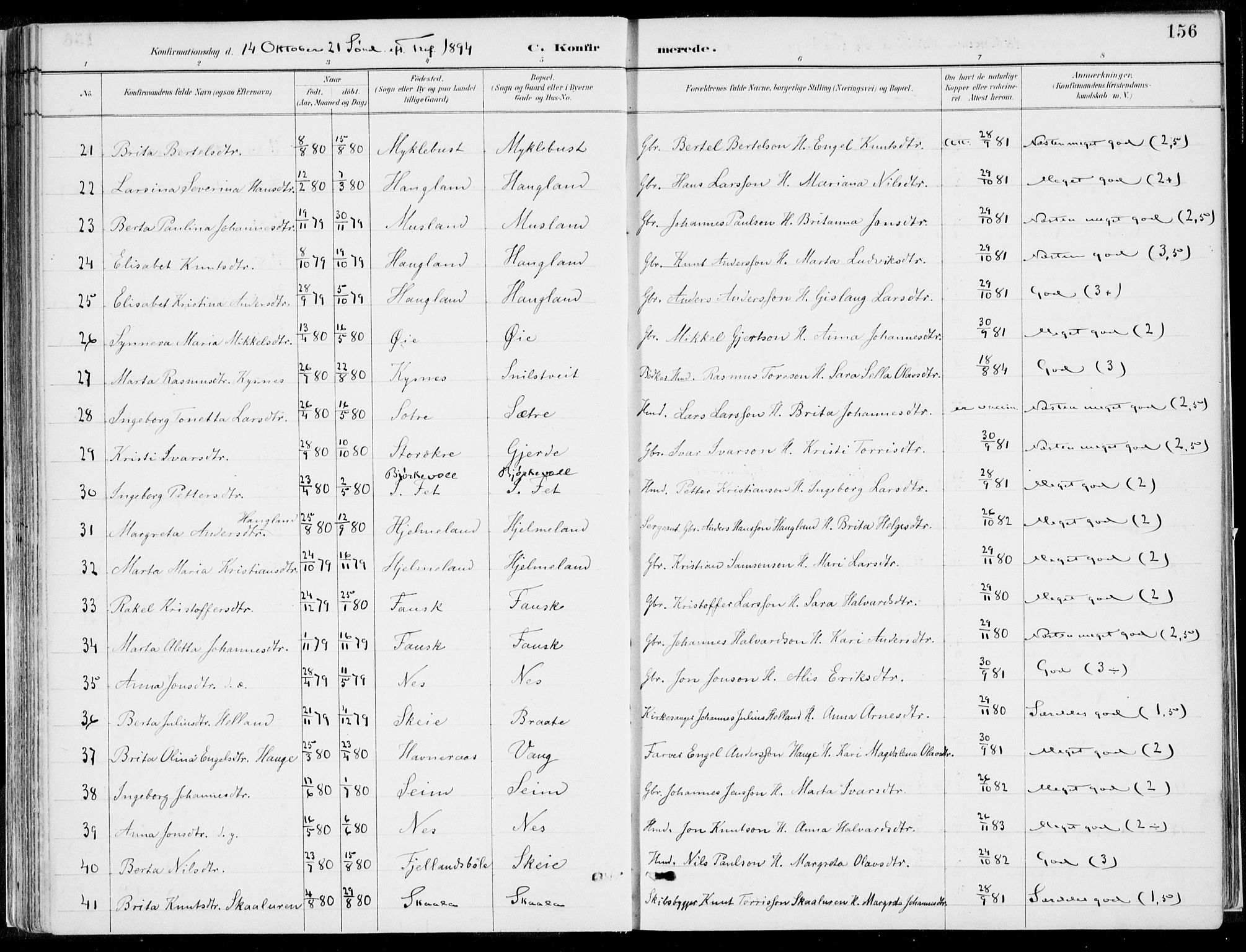 Kvinnherad sokneprestembete, SAB/A-76401/H/Haa: Parish register (official) no. B  1, 1887-1921, p. 156