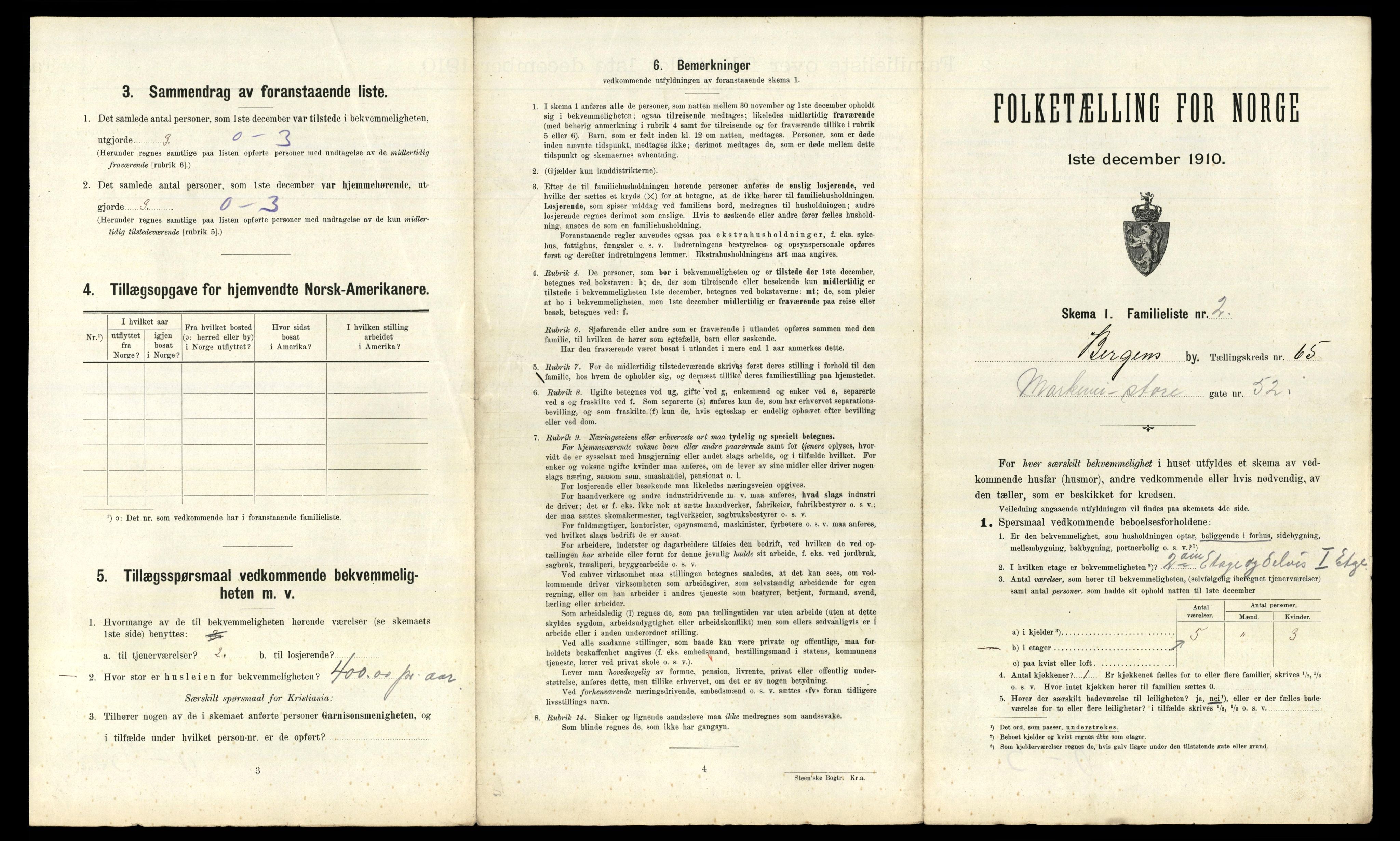 RA, 1910 census for Bergen, 1910, p. 22571